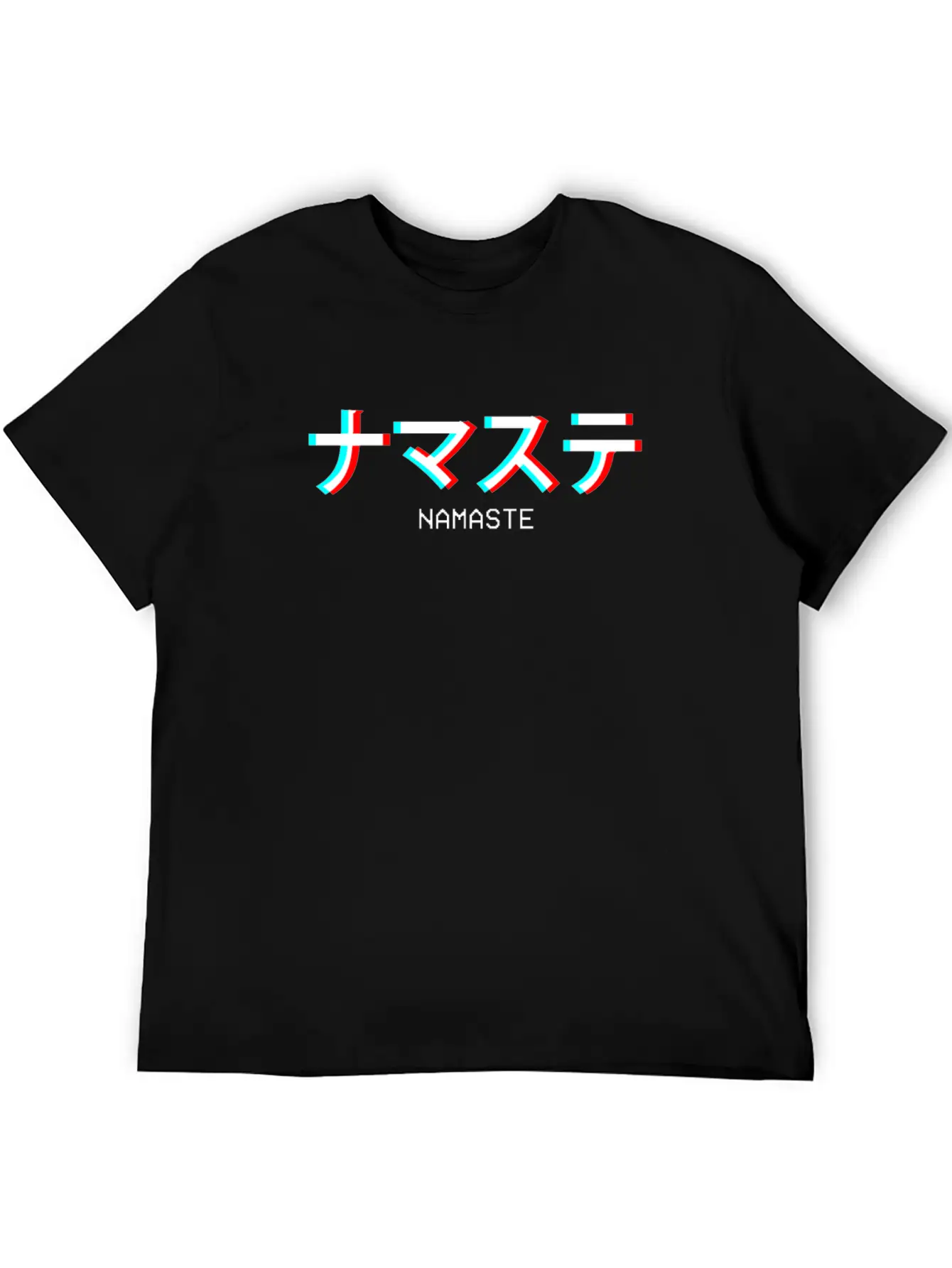 Namaste Japanese Vaporwave Aesthetic Gift Stylish Everyday T-Shirt – Unisex Basic Cotton Tee