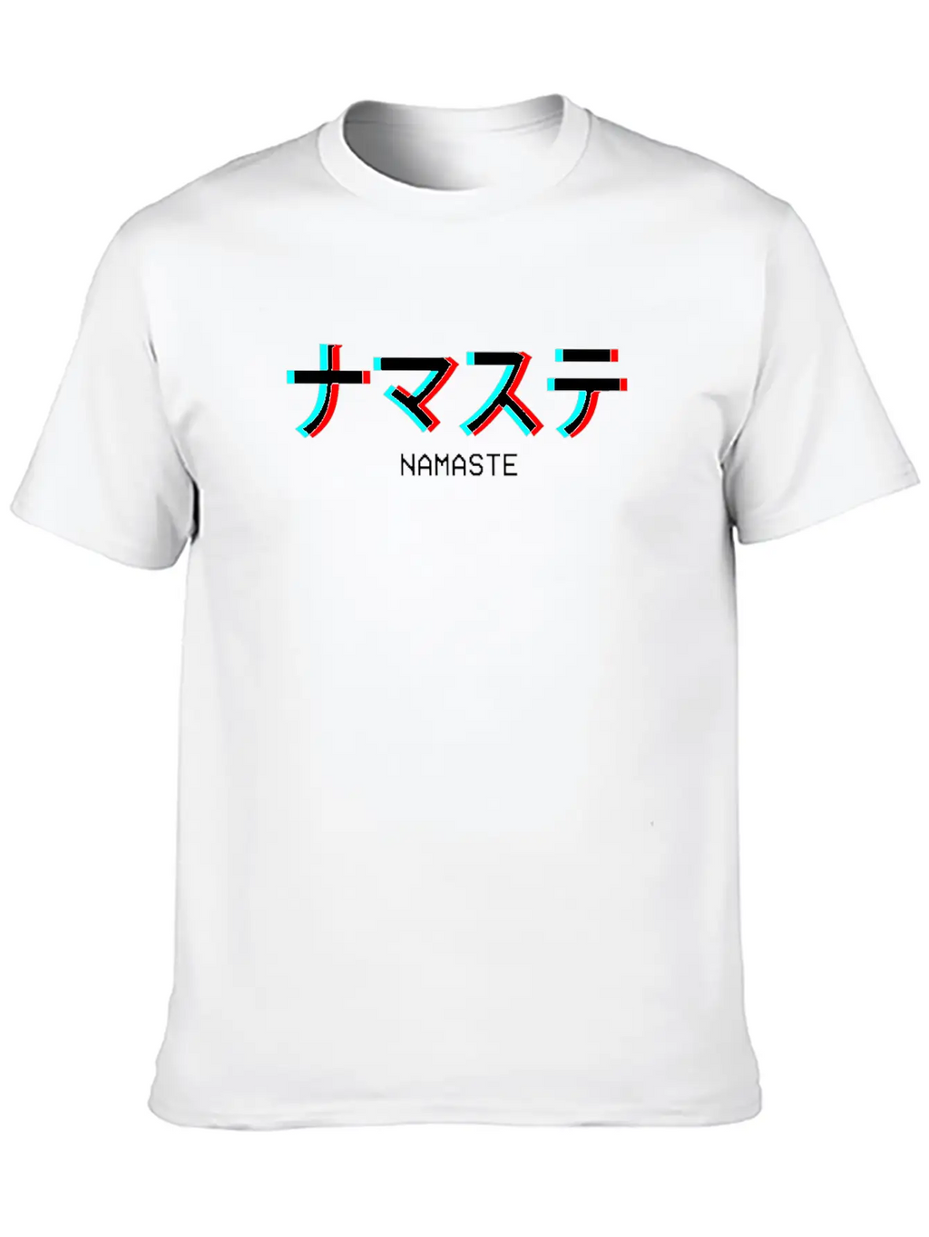 Namaste Japanese Vaporwave Aesthetic Gift Stylish Everyday T-Shirt – Unisex Basic Cotton Tee