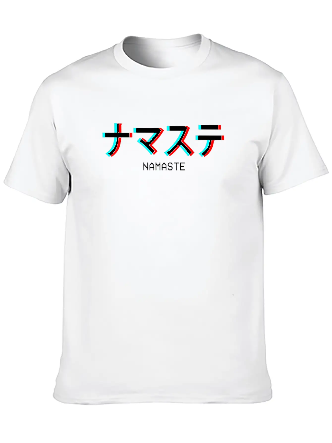 Namaste Japanese Vaporwave Aesthetic Gift Stylish Everyday T-Shirt – Unisex Basic Cotton Tee