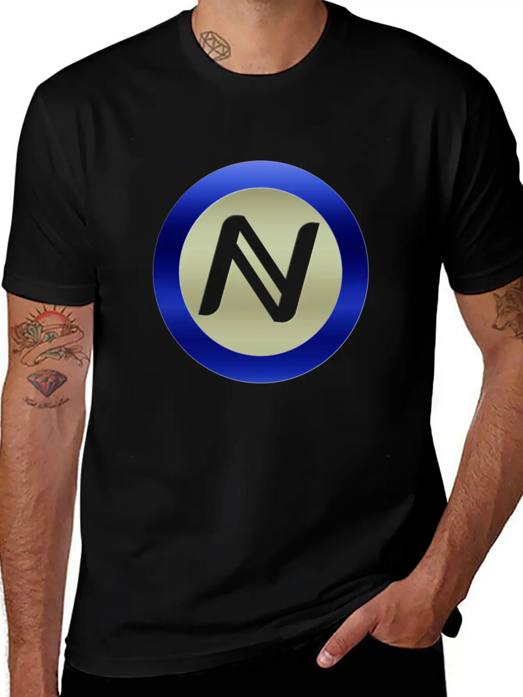 Namecoin LOGO NEW GOLD 2 Essential Cotton Tee For Daily Outfits – Unisex Style