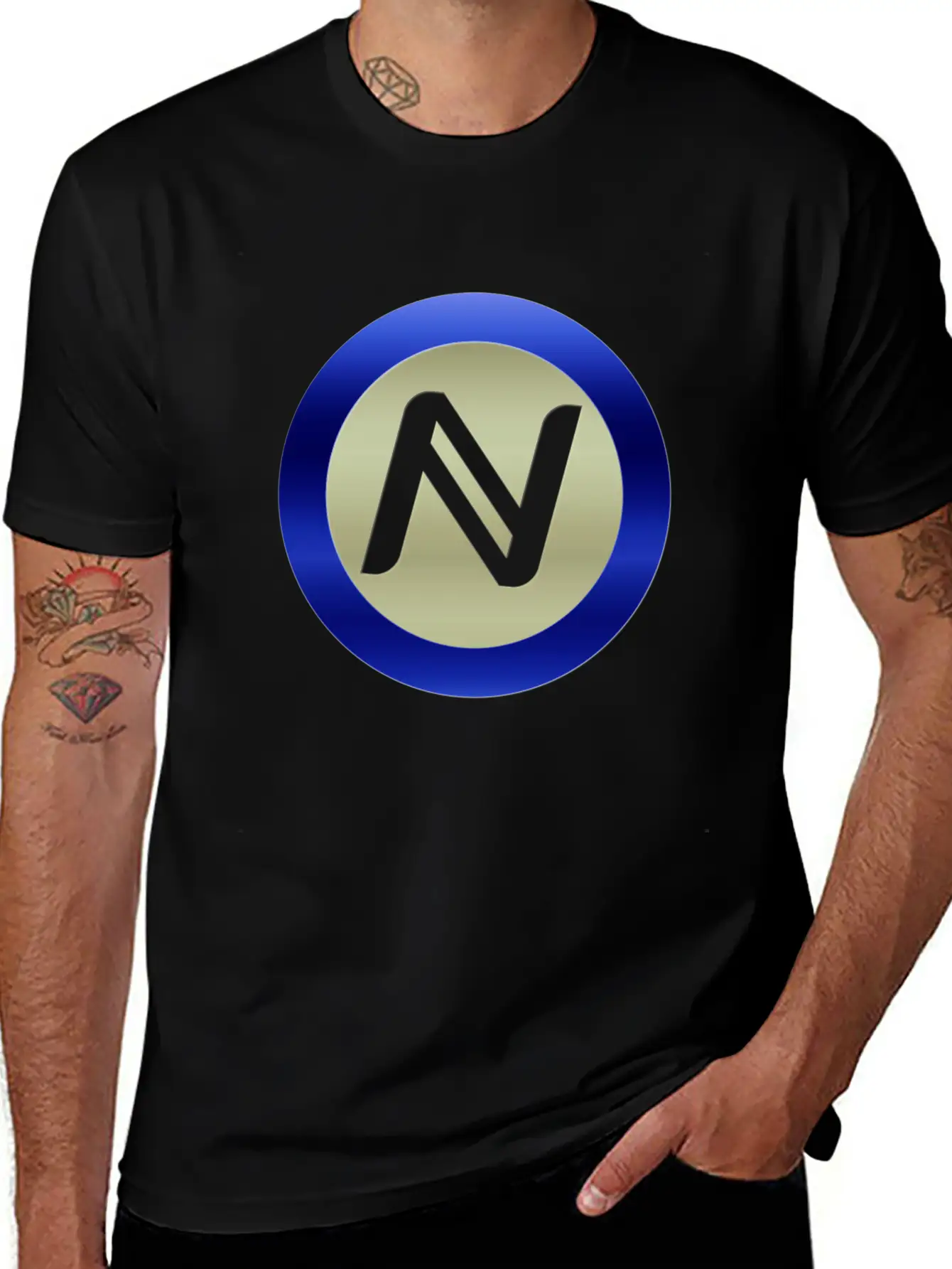 Namecoin LOGO NEW GOLD 2 Essential Cotton Tee For Daily Outfits – Unisex Style