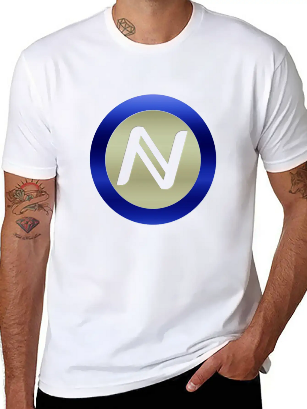 Namecoin LOGO NEW GOLD 2 Essential Cotton Tee For Daily Outfits – Unisex Style