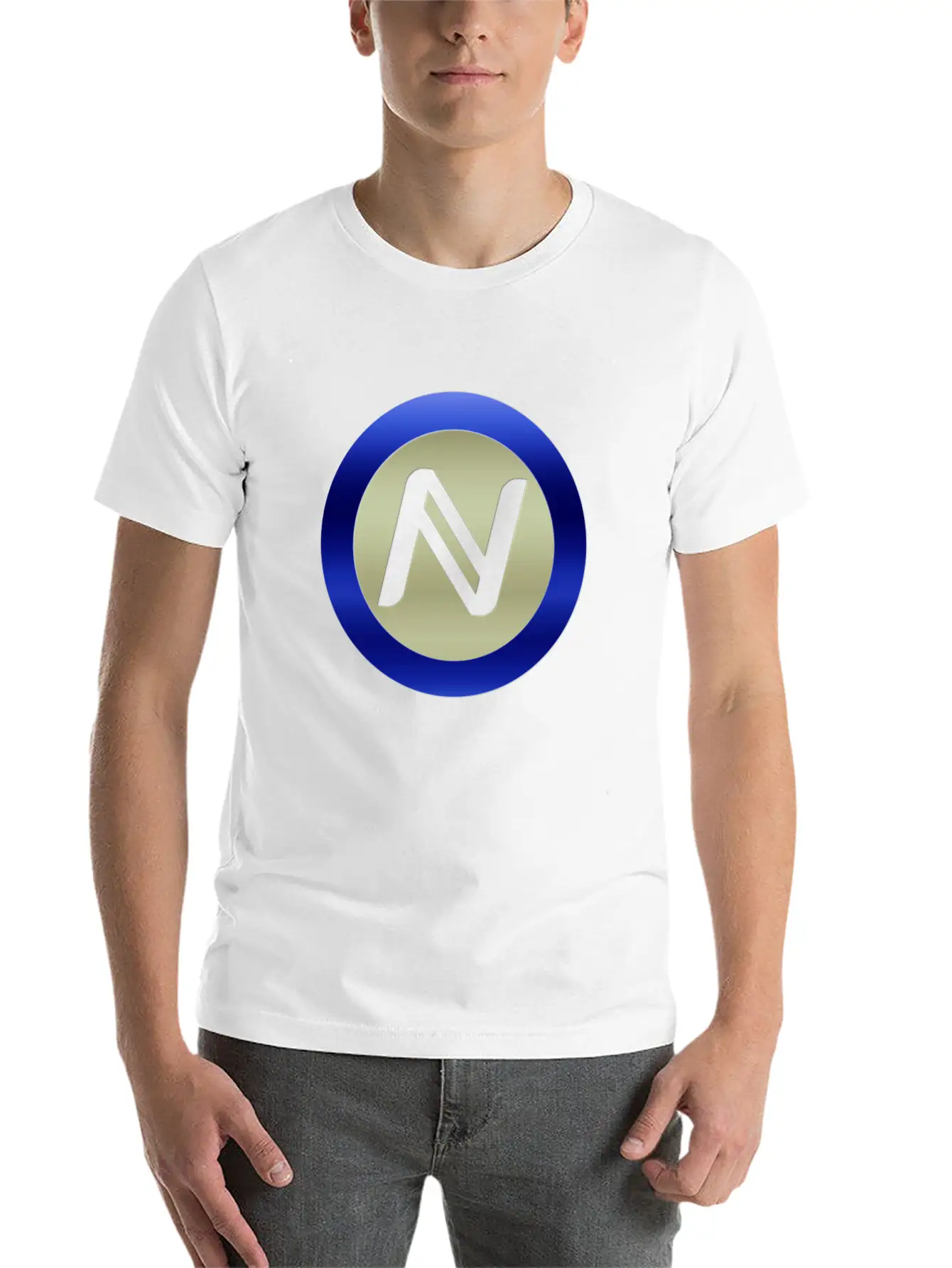 Namecoin LOGO NEW GOLD 2 Essential Cotton Tee For Daily Outfits – Unisex Style