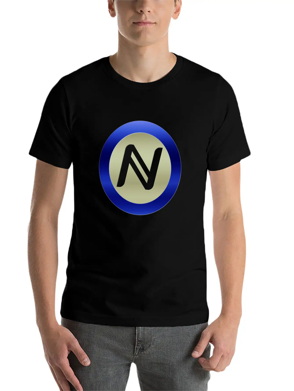 Namecoin LOGO NEW GOLD 2 Essential Cotton Tee For Daily Outfits – Unisex Style