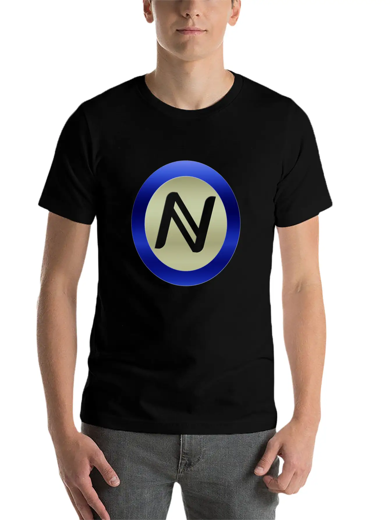 Namecoin LOGO NEW GOLD 2 Essential Cotton Tee For Daily Outfits – Unisex Style