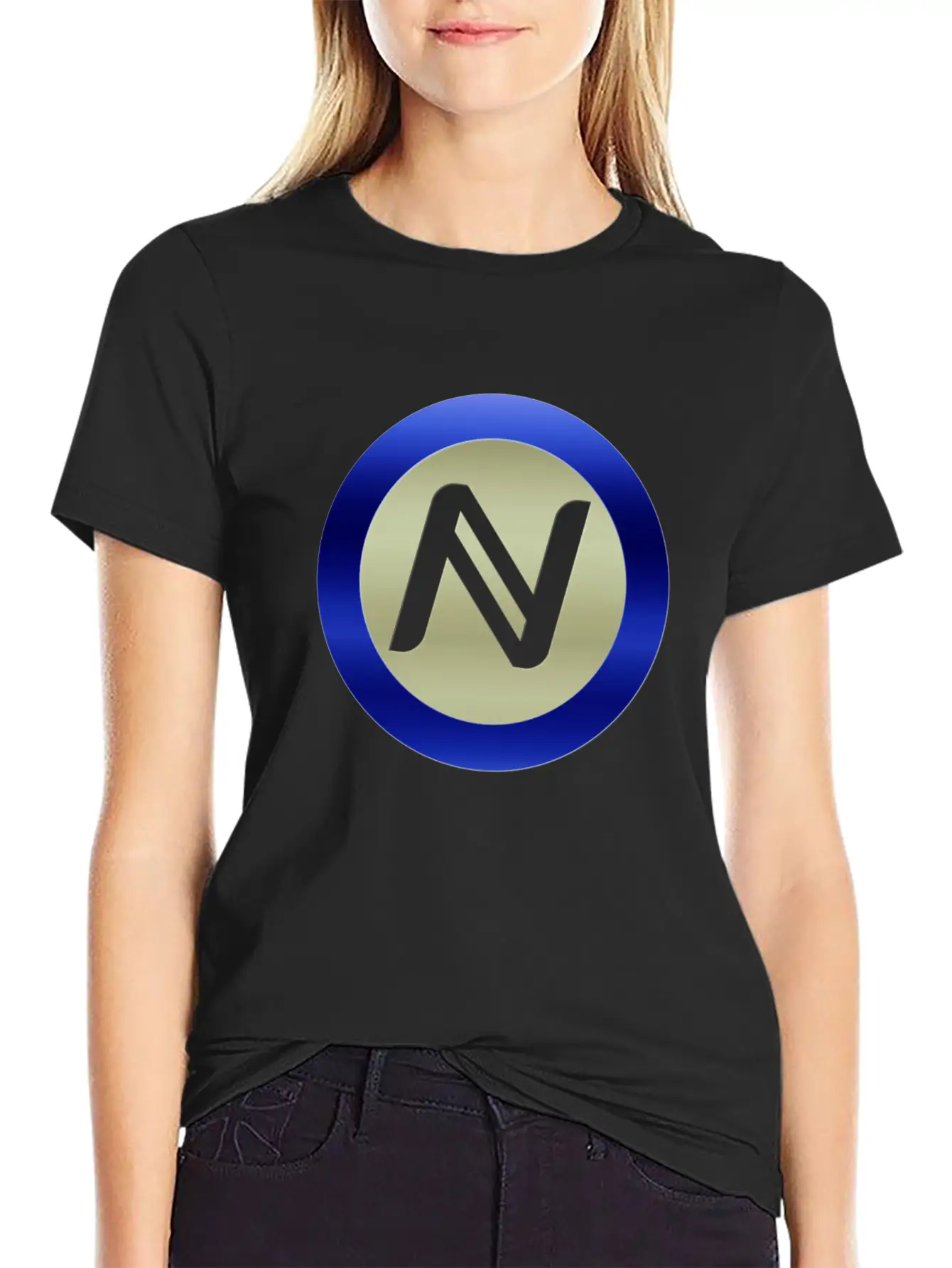 Namecoin LOGO NEW GOLD 2 Essential Cotton Tee For Daily Outfits – Unisex Style