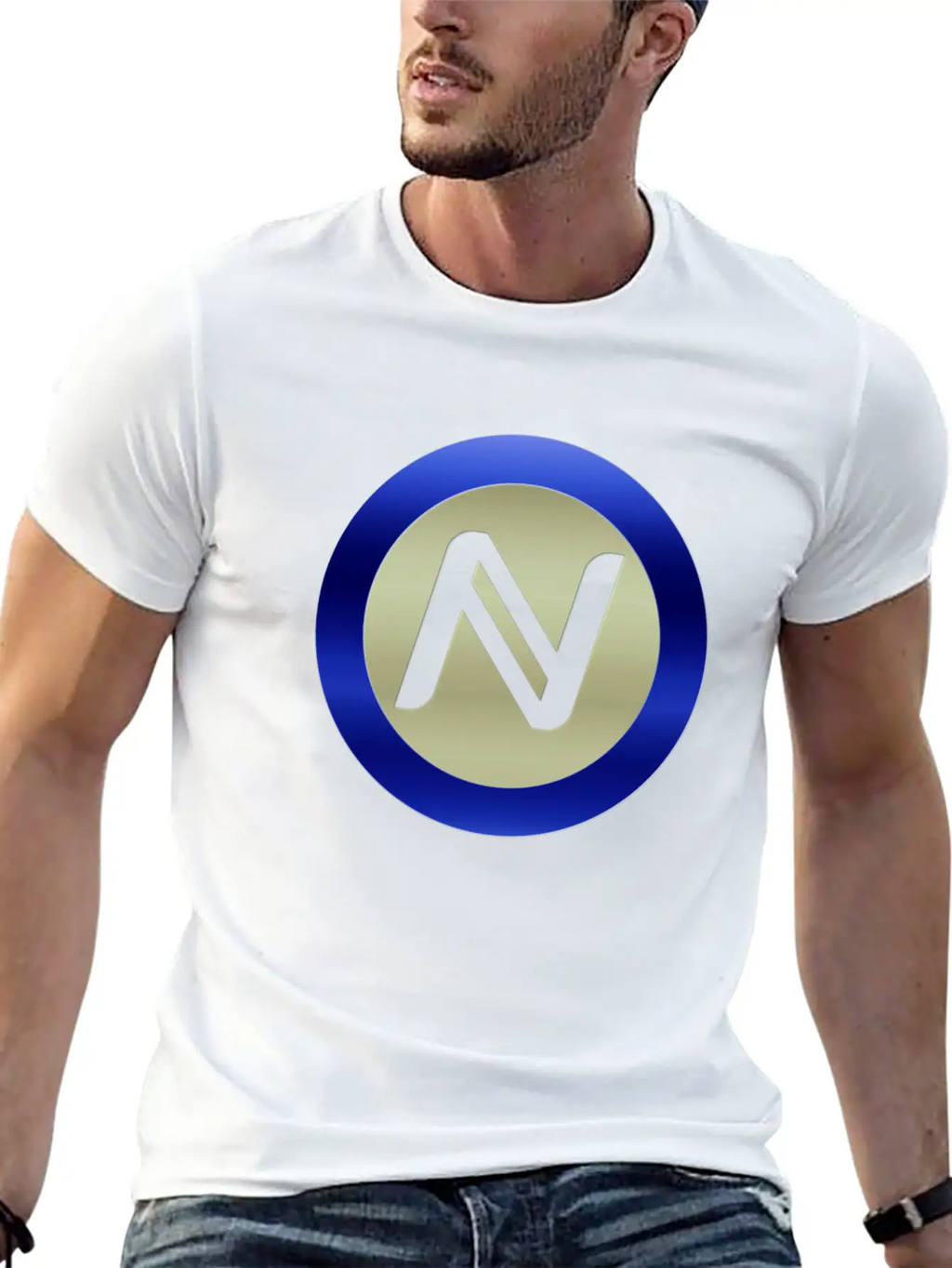 Namecoin LOGO NEW GOLD 2 Essential Cotton Tee For Daily Outfits – Unisex Style