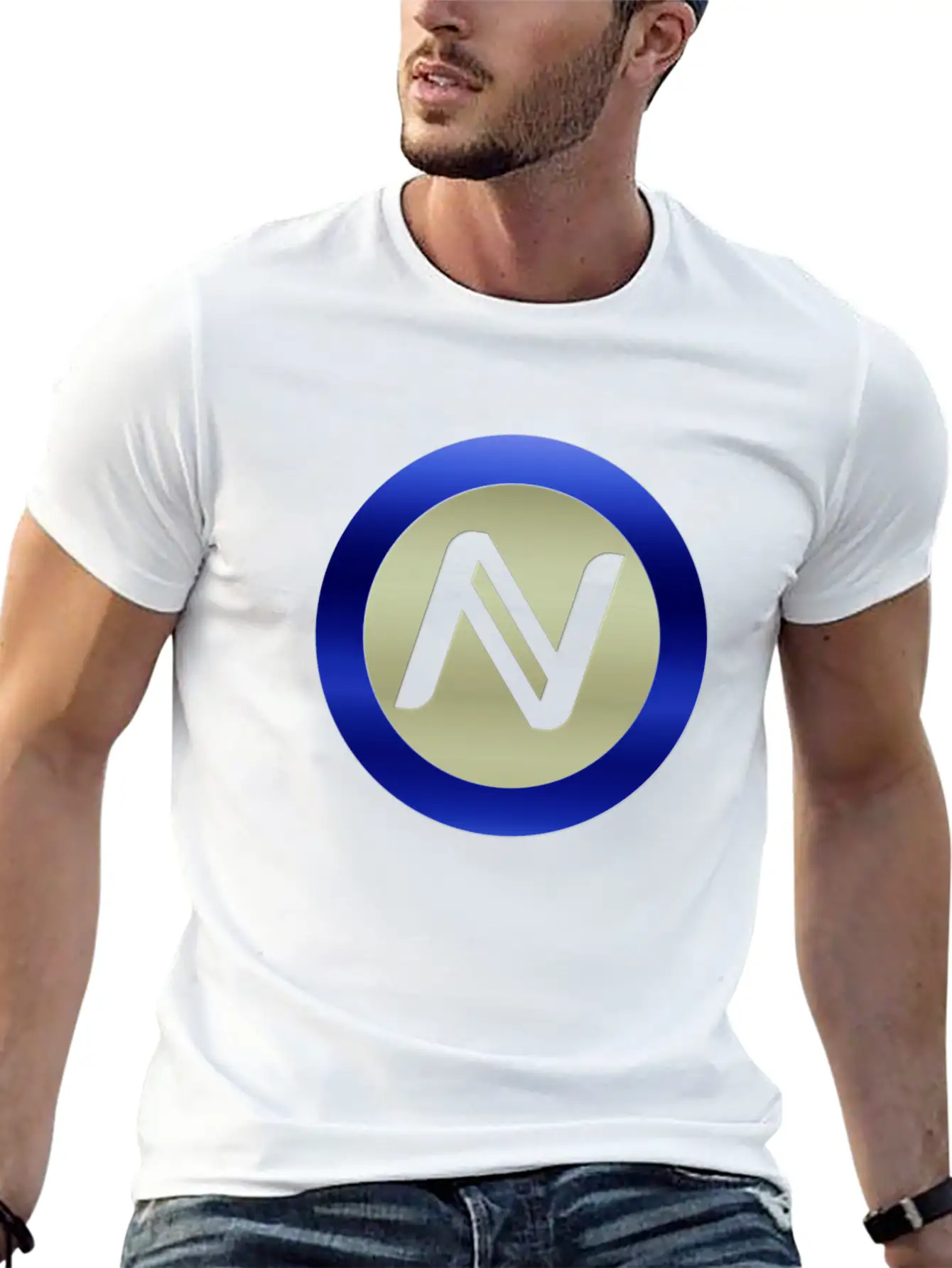 Namecoin LOGO NEW GOLD 2 Essential Cotton Tee For Daily Outfits – Unisex Style