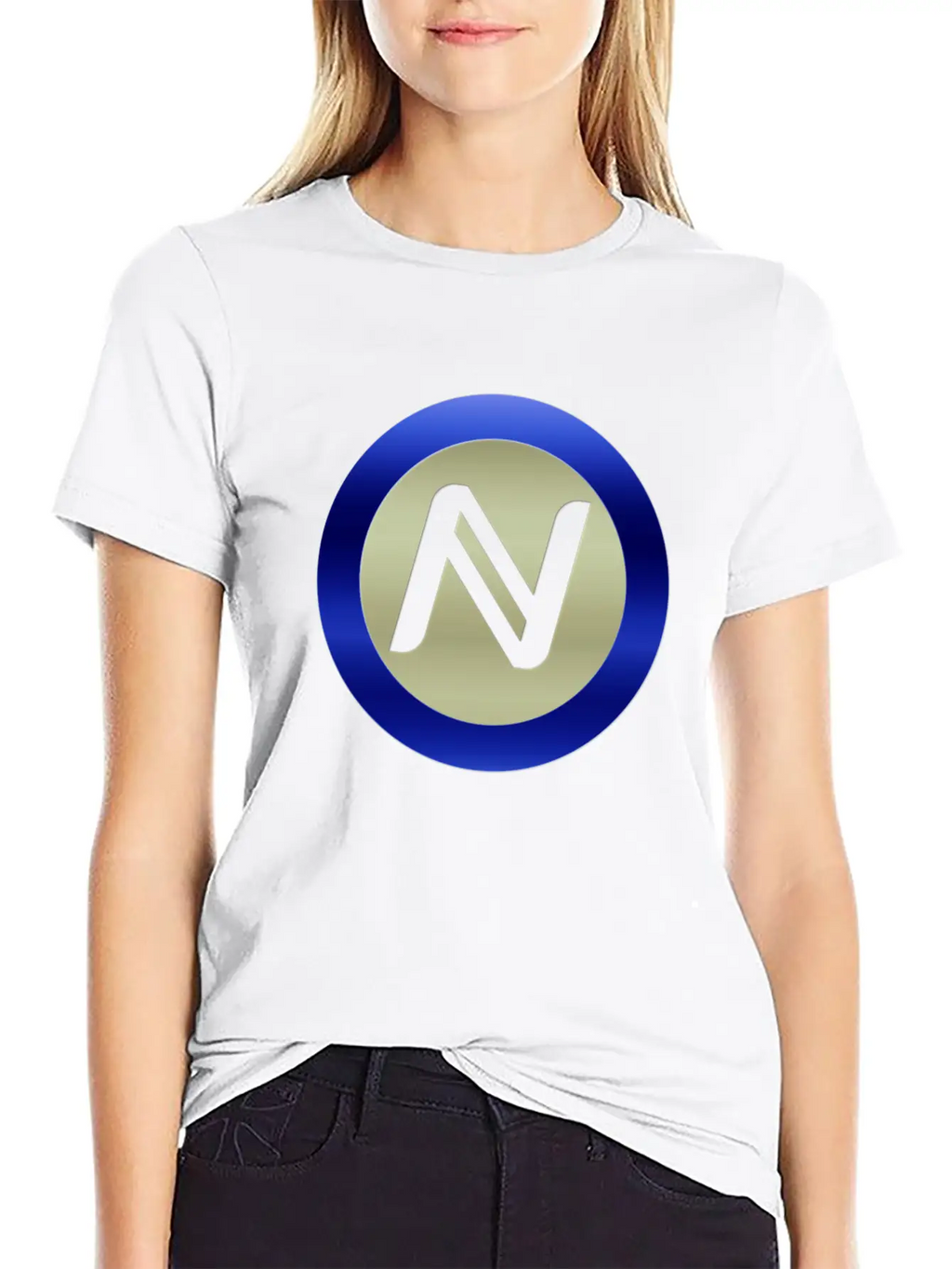 Namecoin LOGO NEW GOLD 2 Essential Cotton Tee For Daily Outfits – Unisex Style
