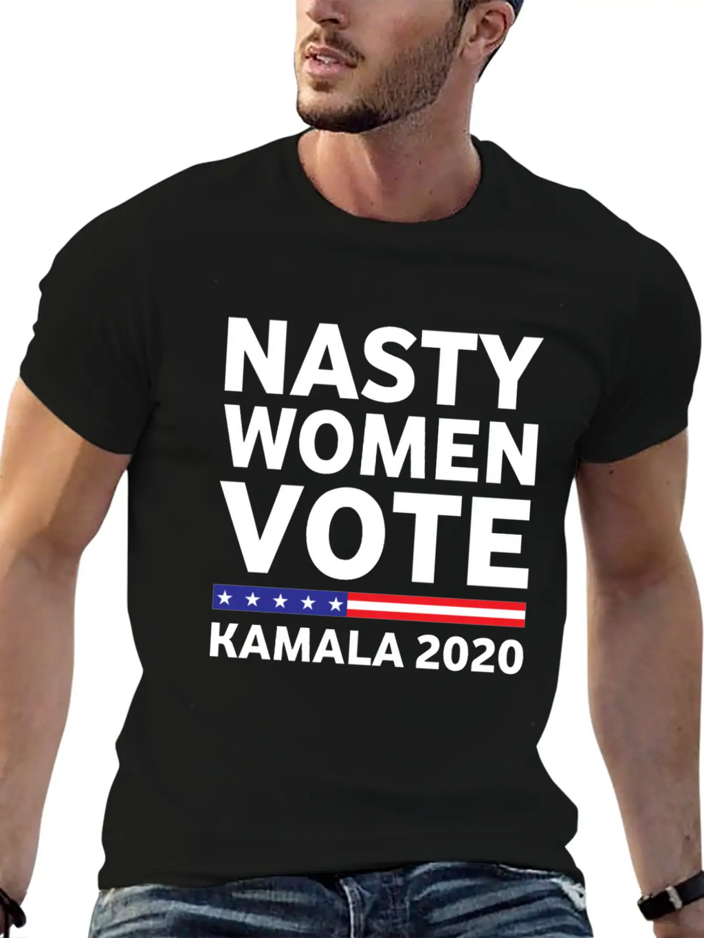 Nasty Woman Votes Kamala 2020 Classic Fit Graphic Tee For Daily Comfort – Unisex Cotton Shirt