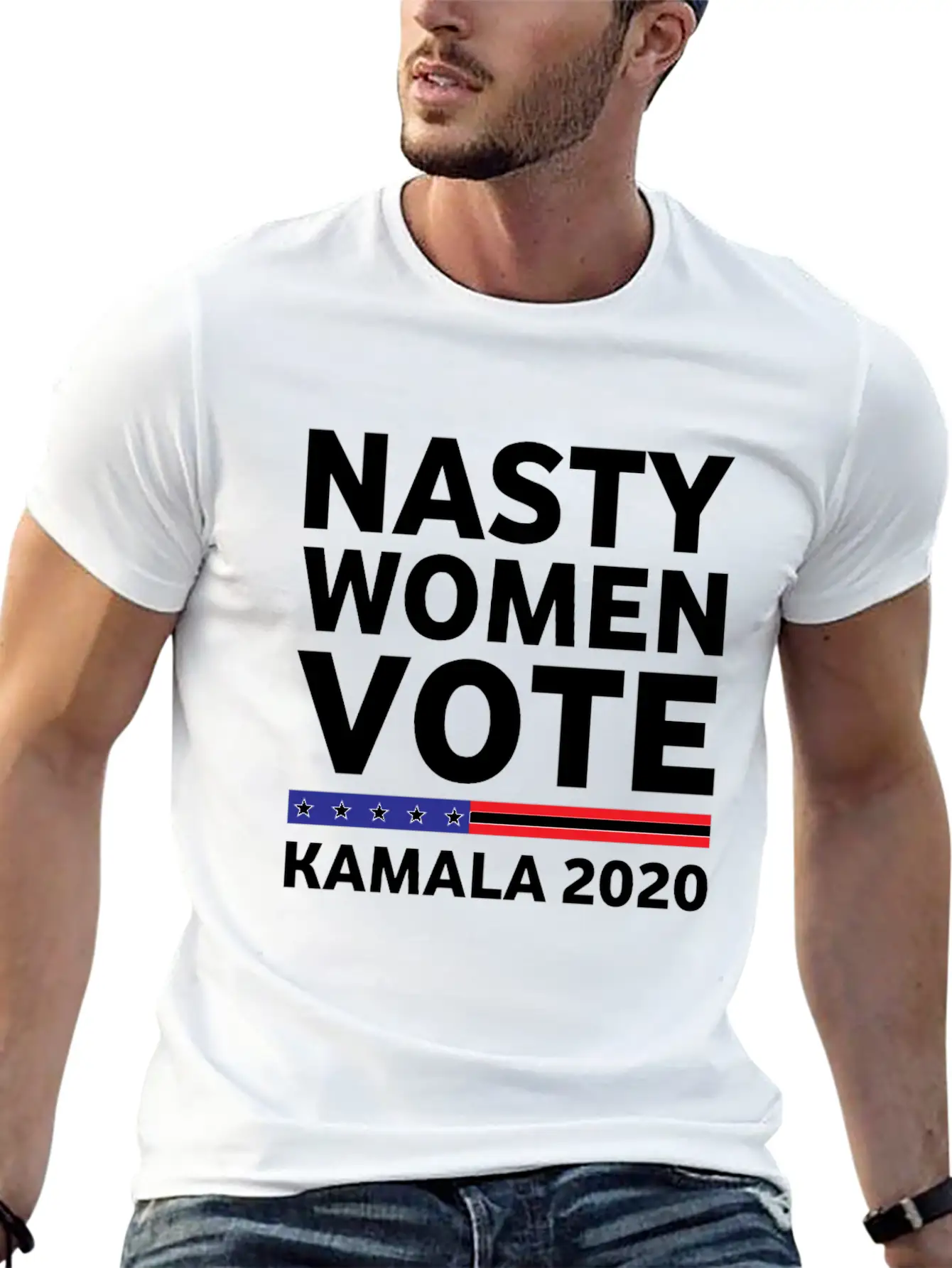 Nasty Woman Votes Kamala 2020 Classic Fit Graphic Tee For Daily Comfort – Unisex Cotton Shirt