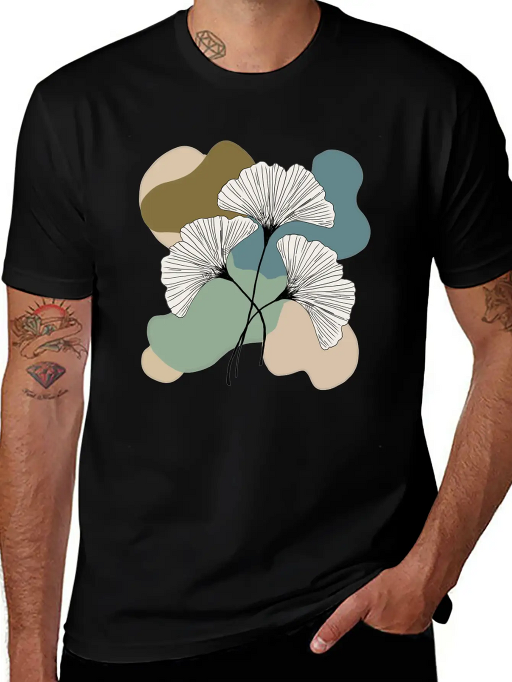 Natural Abstraction Unisex Casual T-Shirt – Clean Design For Daily Comfort