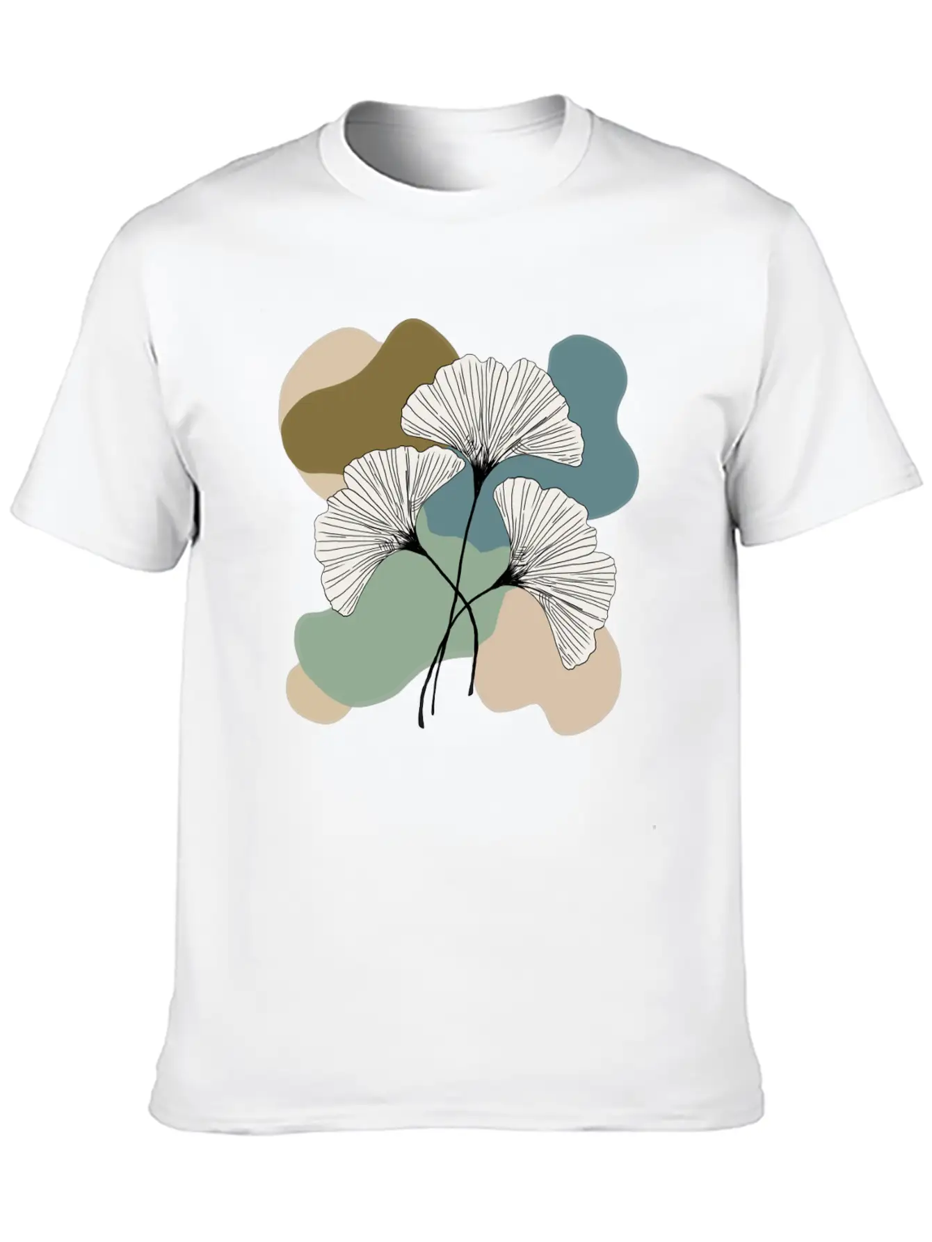 Natural Abstraction Unisex Casual T-Shirt – Clean Design For Daily Comfort