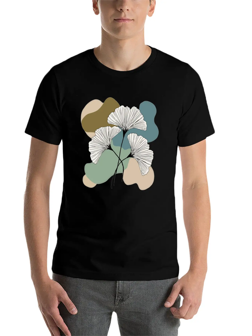 Natural Abstraction Unisex Casual T-Shirt – Clean Design For Daily Comfort