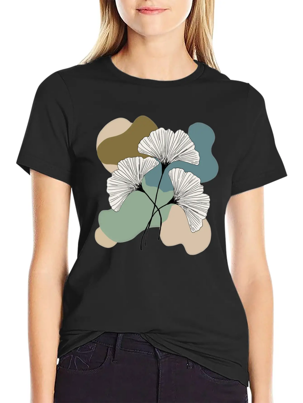 Natural Abstraction Unisex Casual T-Shirt – Clean Design For Daily Comfort