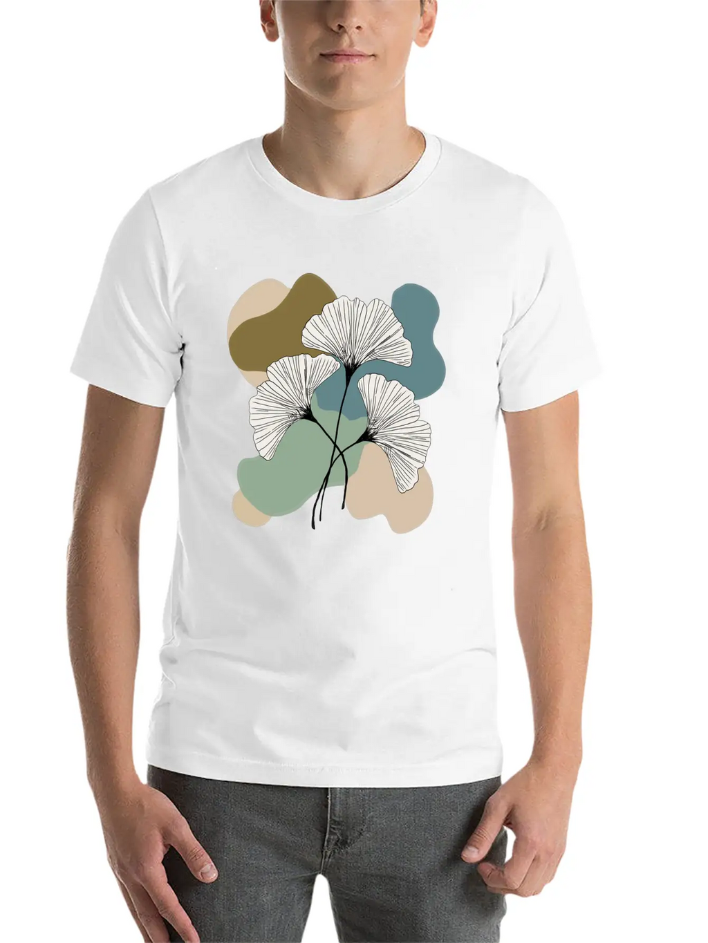 Natural Abstraction Unisex Casual T-Shirt – Clean Design For Daily Comfort