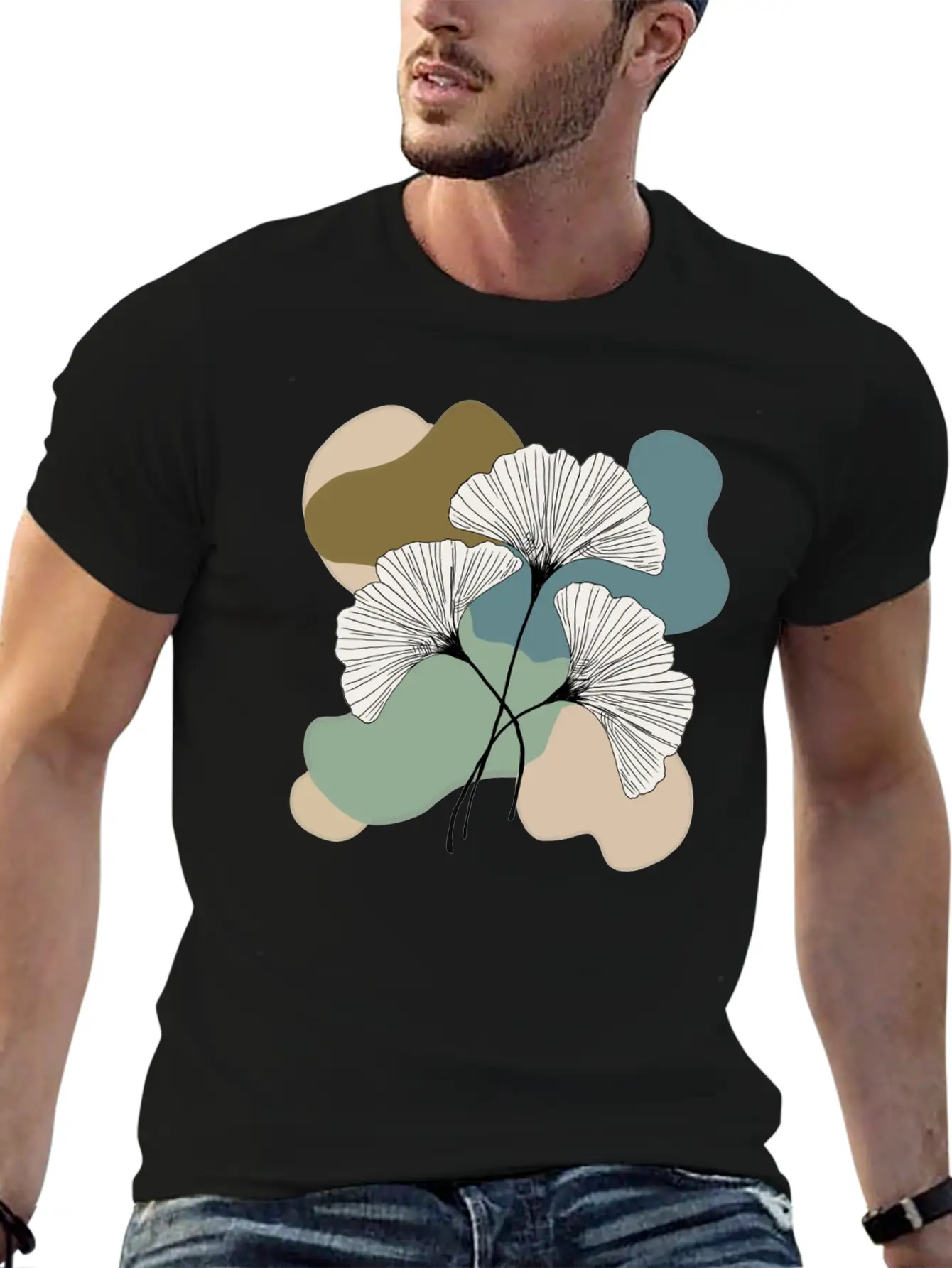 Natural Abstraction Unisex Casual T-Shirt – Clean Design For Daily Comfort