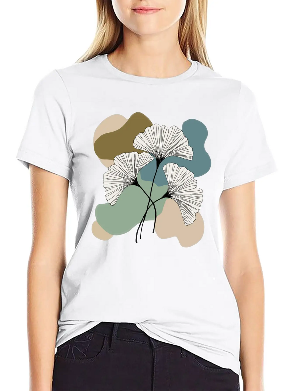 Natural Abstraction Unisex Casual T-Shirt – Clean Design For Daily Comfort
