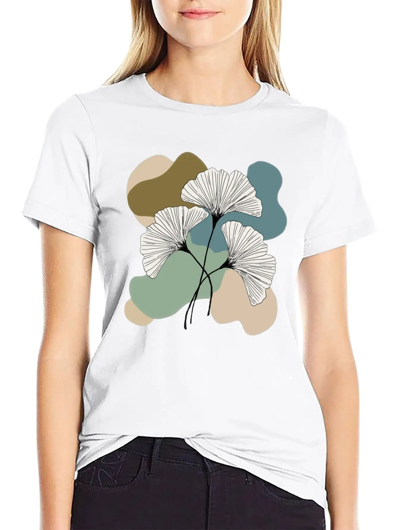 Natural Abstraction Unisex Casual T-Shirt – Clean Design For Daily Comfort