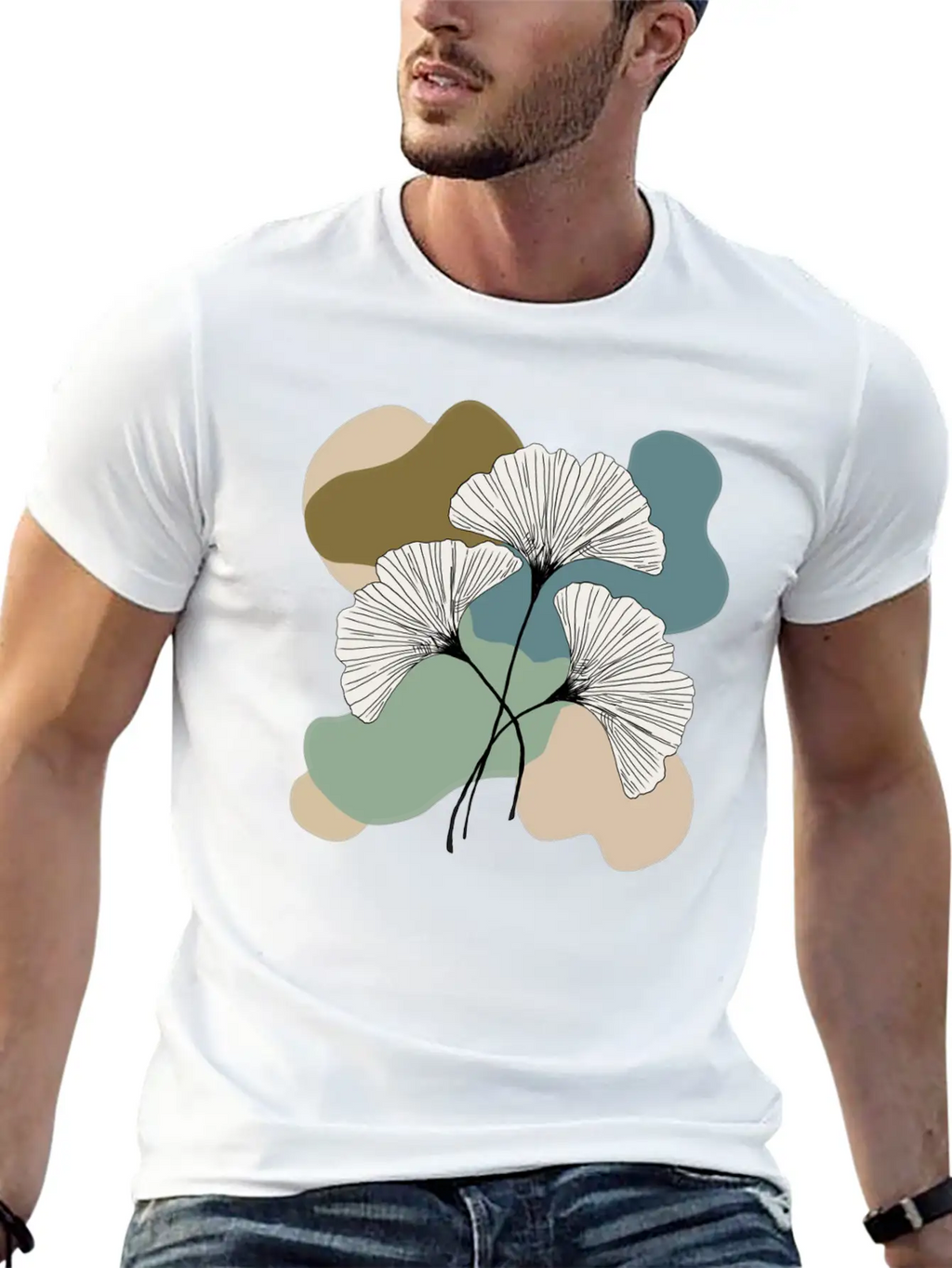Natural Abstraction Unisex Casual T-Shirt – Clean Design For Daily Comfort