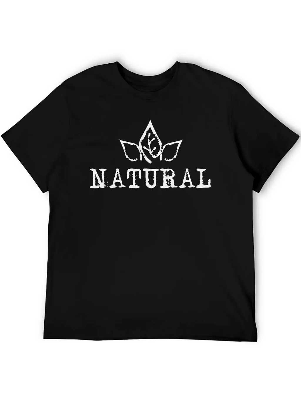 Natural Bio Nature Athlet Fitness Gym Symbol Icon Unisex Short Sleeve Soft Cotton T-Shirt – Casual Everyday Wear