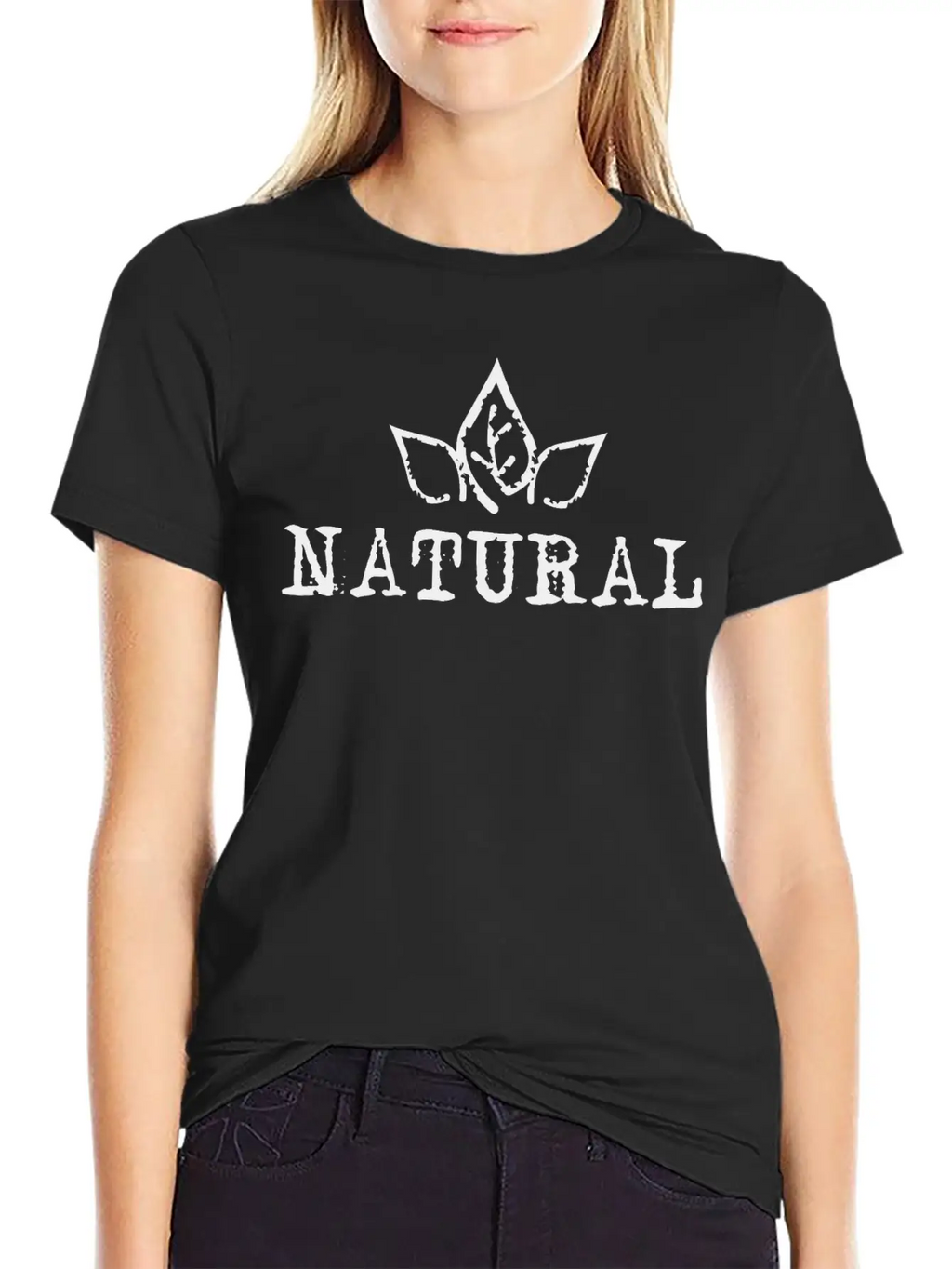 Natural Bio Nature Athlet Fitness Gym Symbol Icon Unisex Short Sleeve Soft Cotton T-Shirt – Casual Everyday Wear