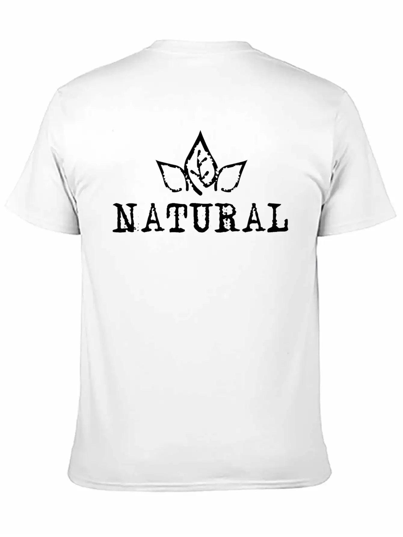 Natural Bio Nature Athlet Fitness Gym Symbol Icon Unisex Short Sleeve Soft Cotton T-Shirt – Casual Everyday Wear