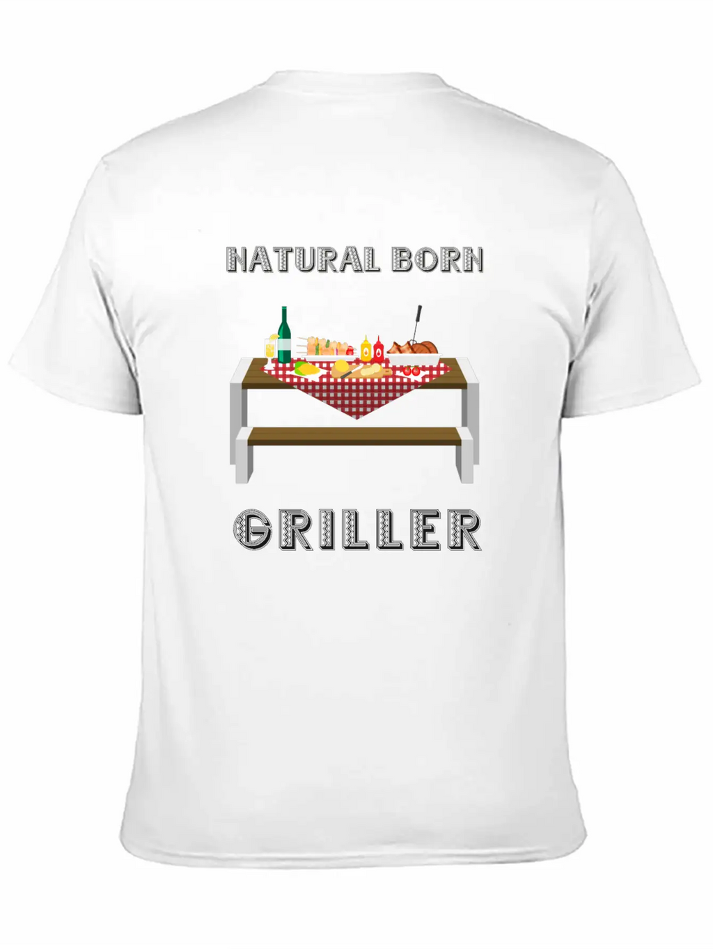 NATURAL BORN GRILLER 32 Unisex Casual T-Shirt – Clean Design For Daily Comfort