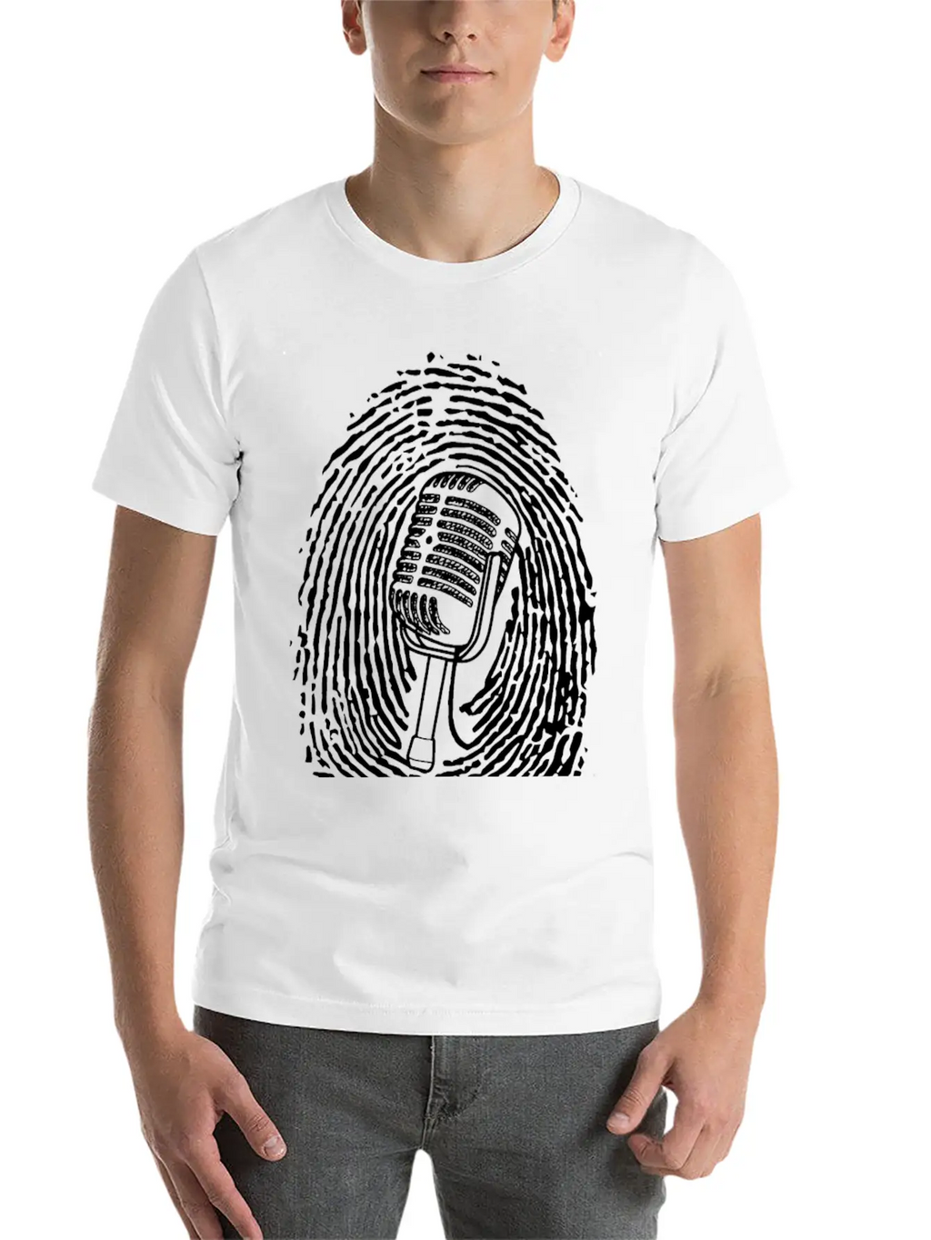 Natural Born Singer T-shirt Black Casual Graphic T-Shirt – Simple And Comfortable Daily Wear