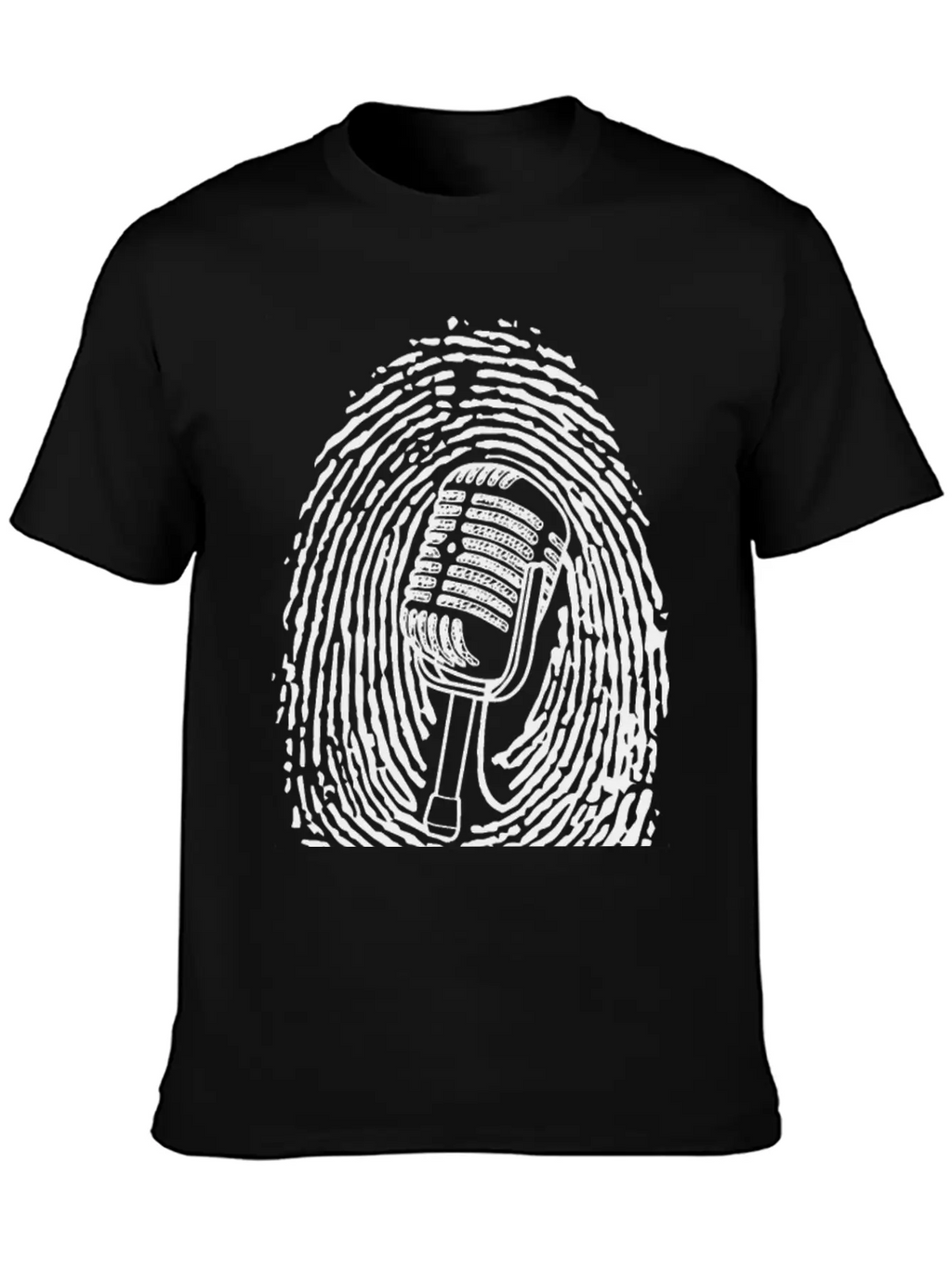 Natural Born Singer T-shirt Black Casual Graphic T-Shirt – Simple And Comfortable Daily Wear