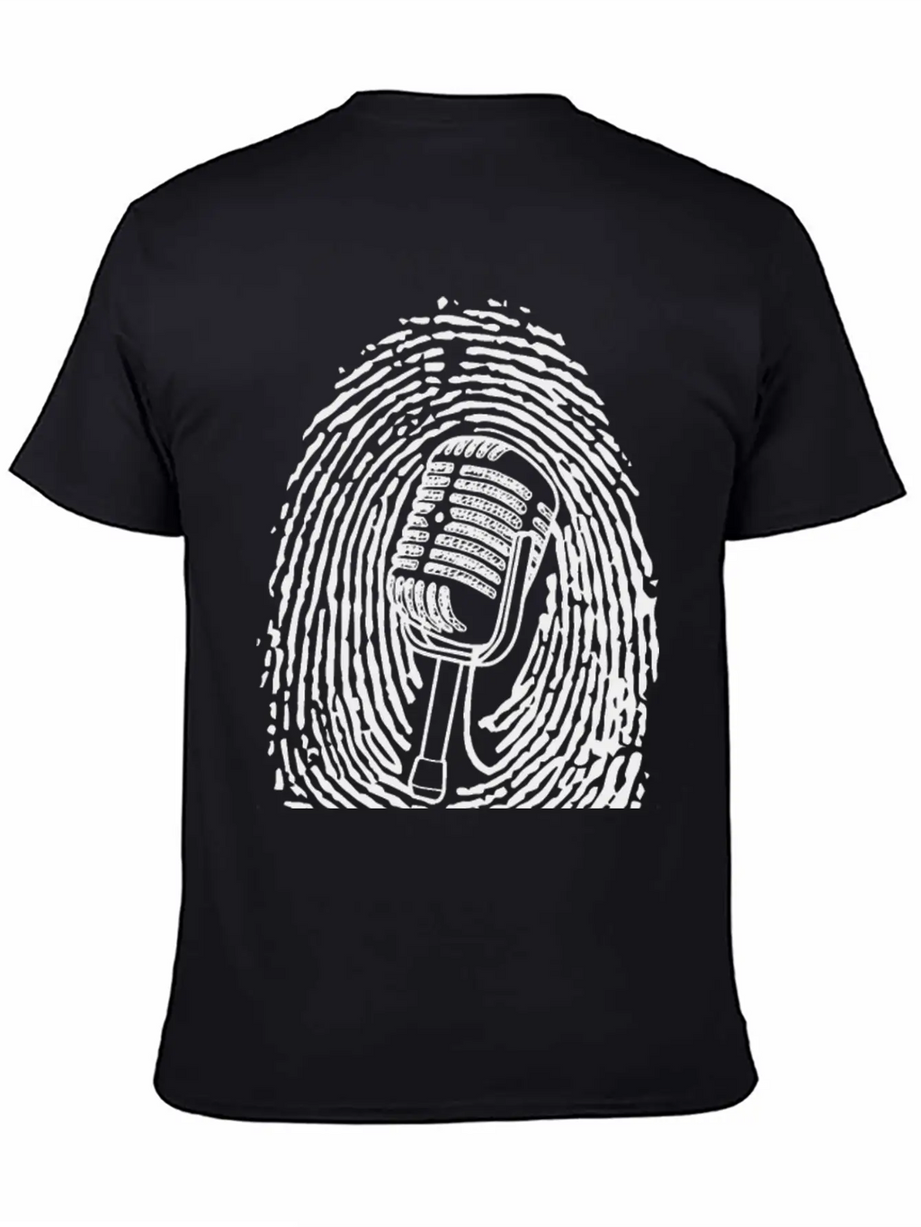 Natural Born Singer T-shirt Black Casual Graphic T-Shirt – Simple And Comfortable Daily Wear