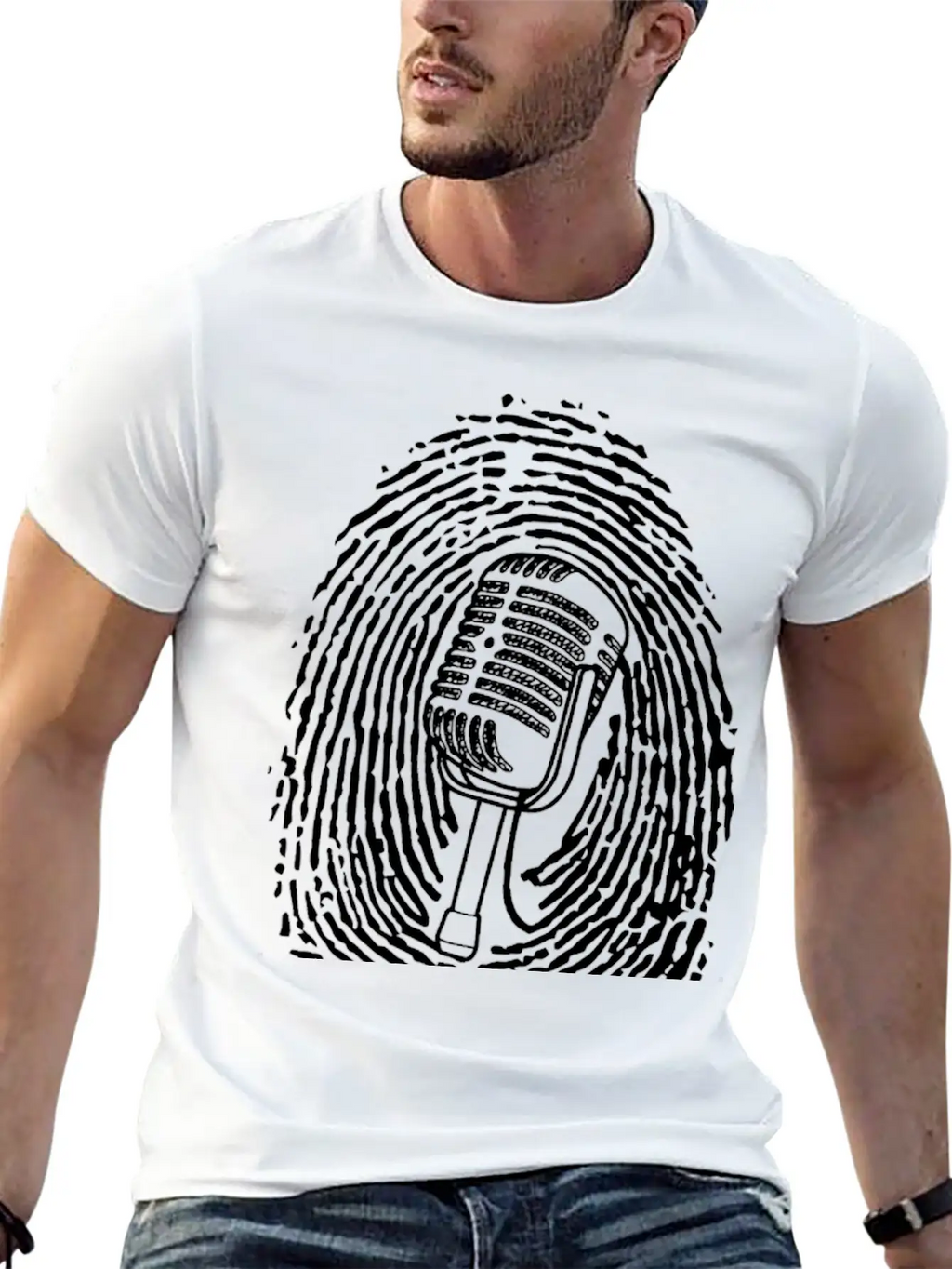 Natural Born Singer T-shirt Black Casual Graphic T-Shirt – Simple And Comfortable Daily Wear