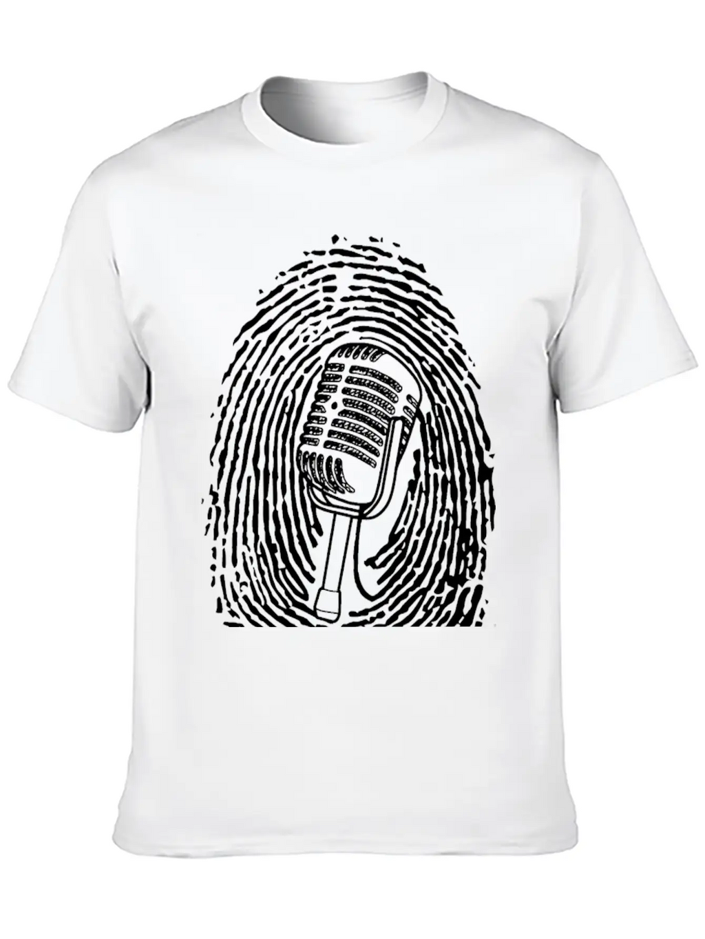 Natural Born Singer T-shirt Black Casual Graphic T-Shirt – Simple And Comfortable Daily Wear
