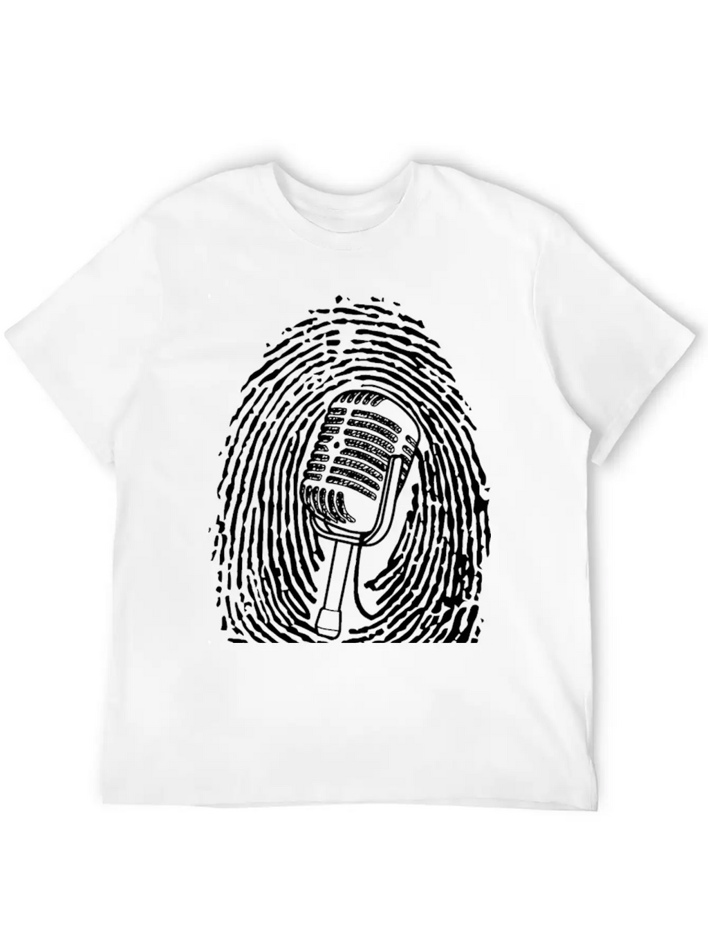 Natural Born Singer T-shirt Black Casual Graphic T-Shirt – Simple And Comfortable Daily Wear