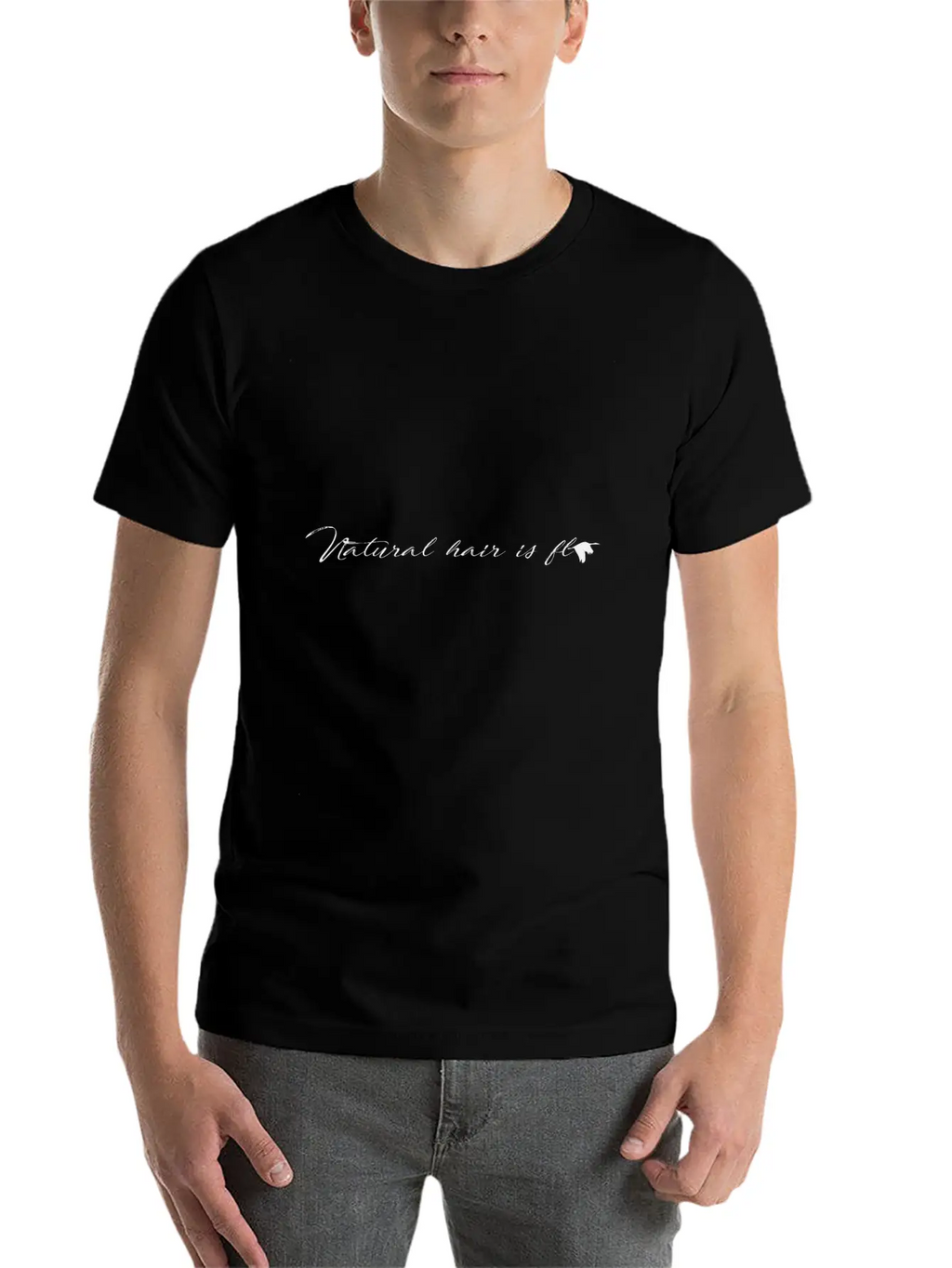 Natural Hair Is Fly - Version 1 Casual Graphic T-Shirt – Simple And Comfortable Daily Wear