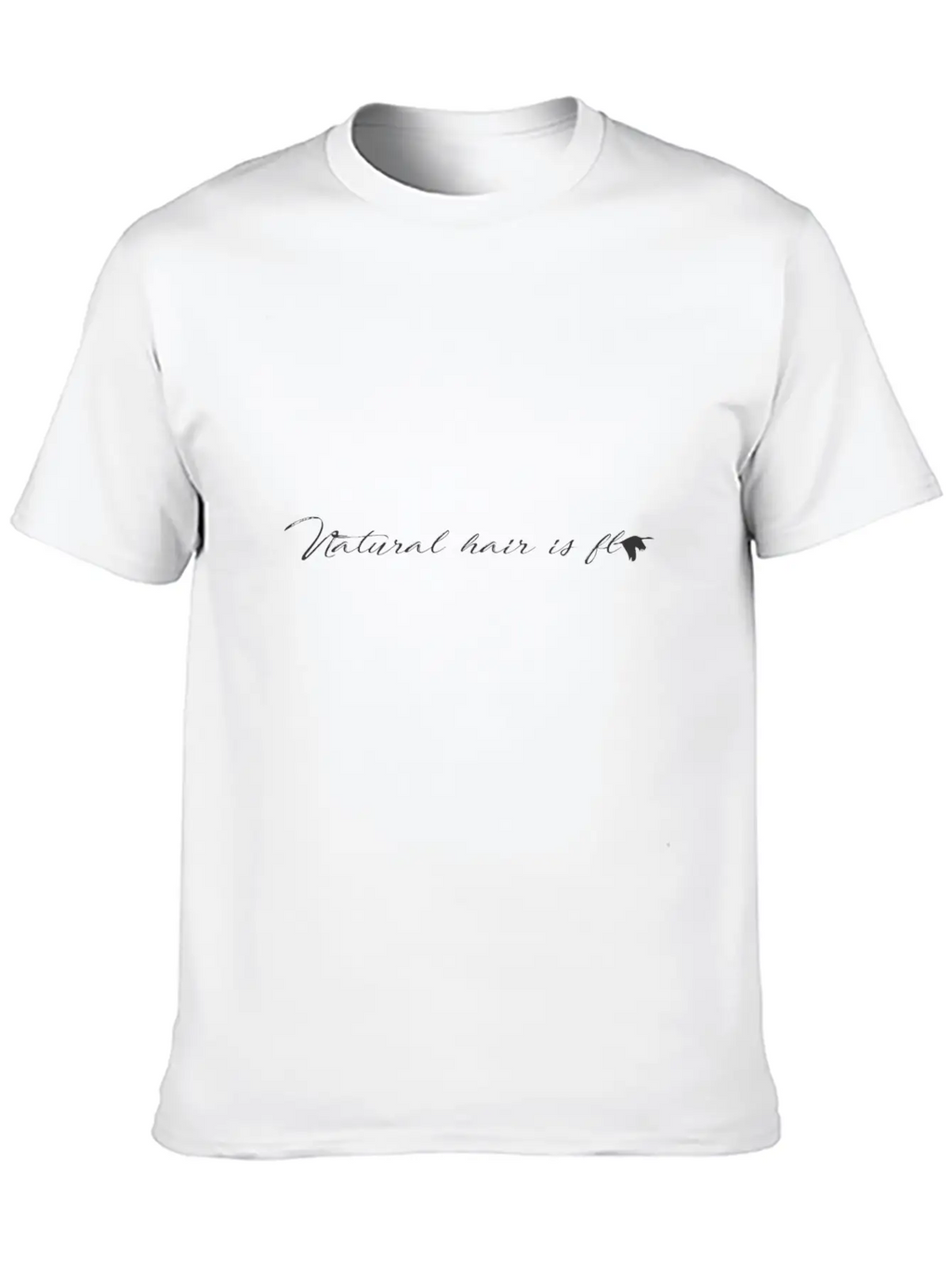Natural Hair Is Fly - Version 1 Casual Graphic T-Shirt – Simple And Comfortable Daily Wear