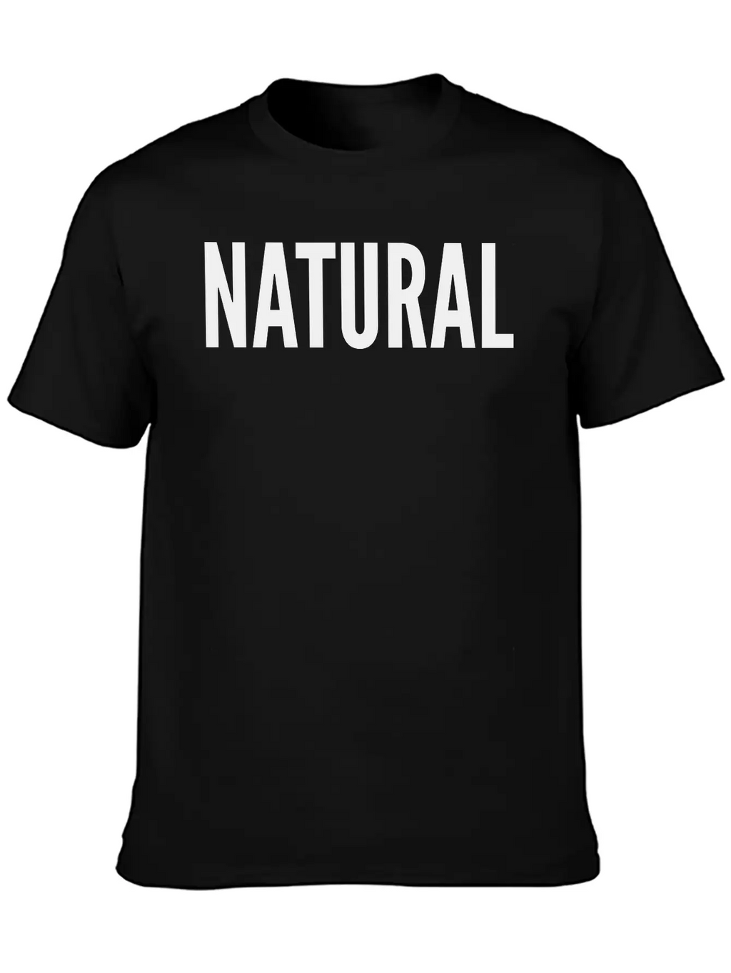 Natural Unisex Casual T-Shirt – Clean Design For Daily Comfort