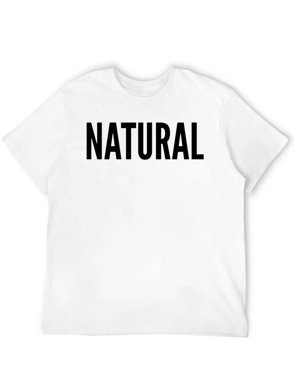 Natural Unisex Casual T-Shirt – Clean Design For Daily Comfort