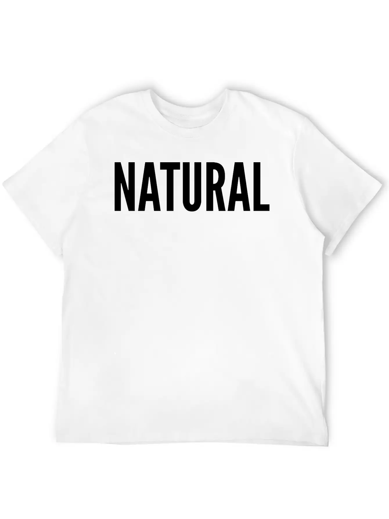 Natural Unisex Casual T-Shirt – Clean Design For Daily Comfort