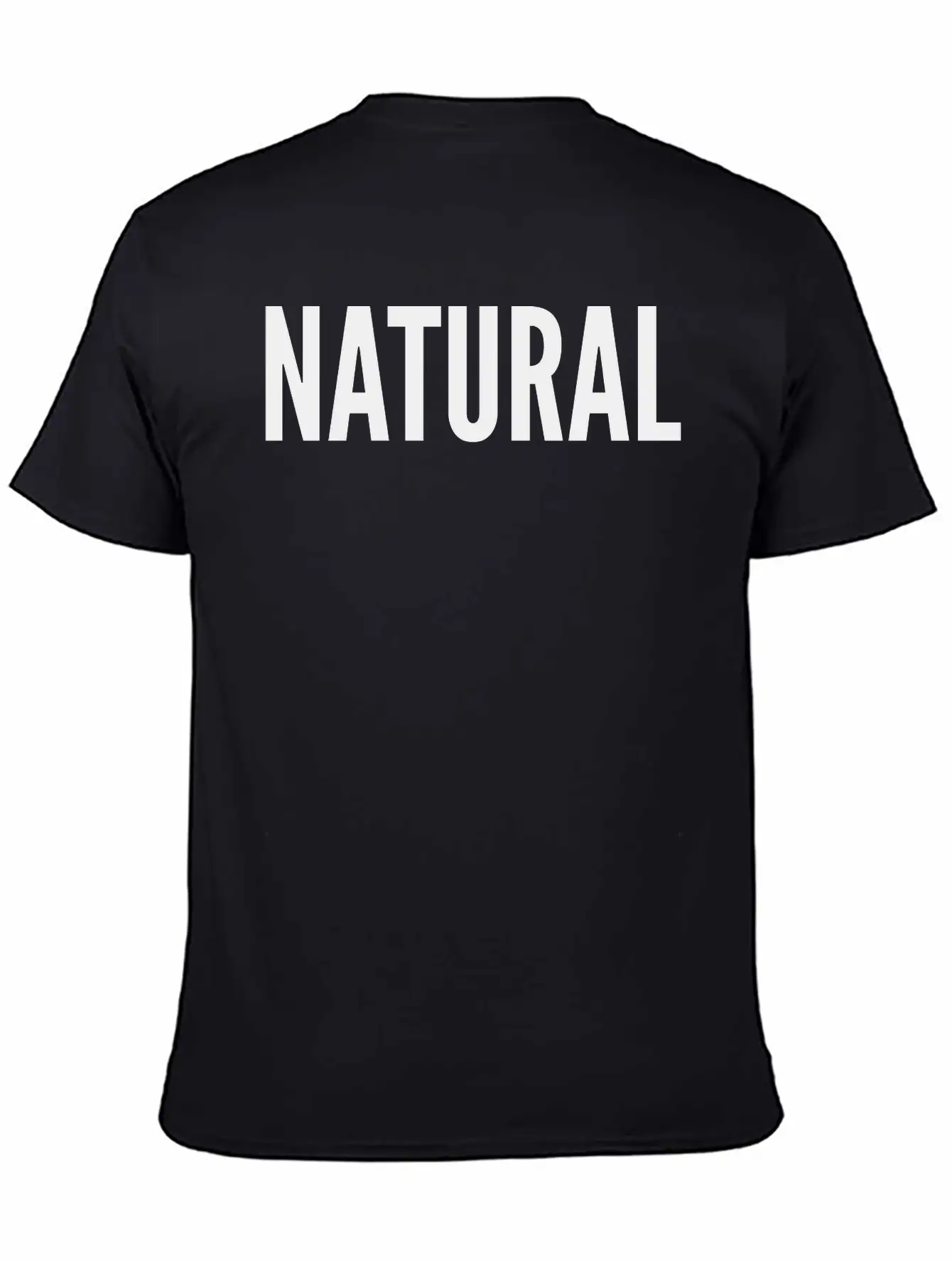 Natural Unisex Casual T-Shirt – Clean Design For Daily Comfort