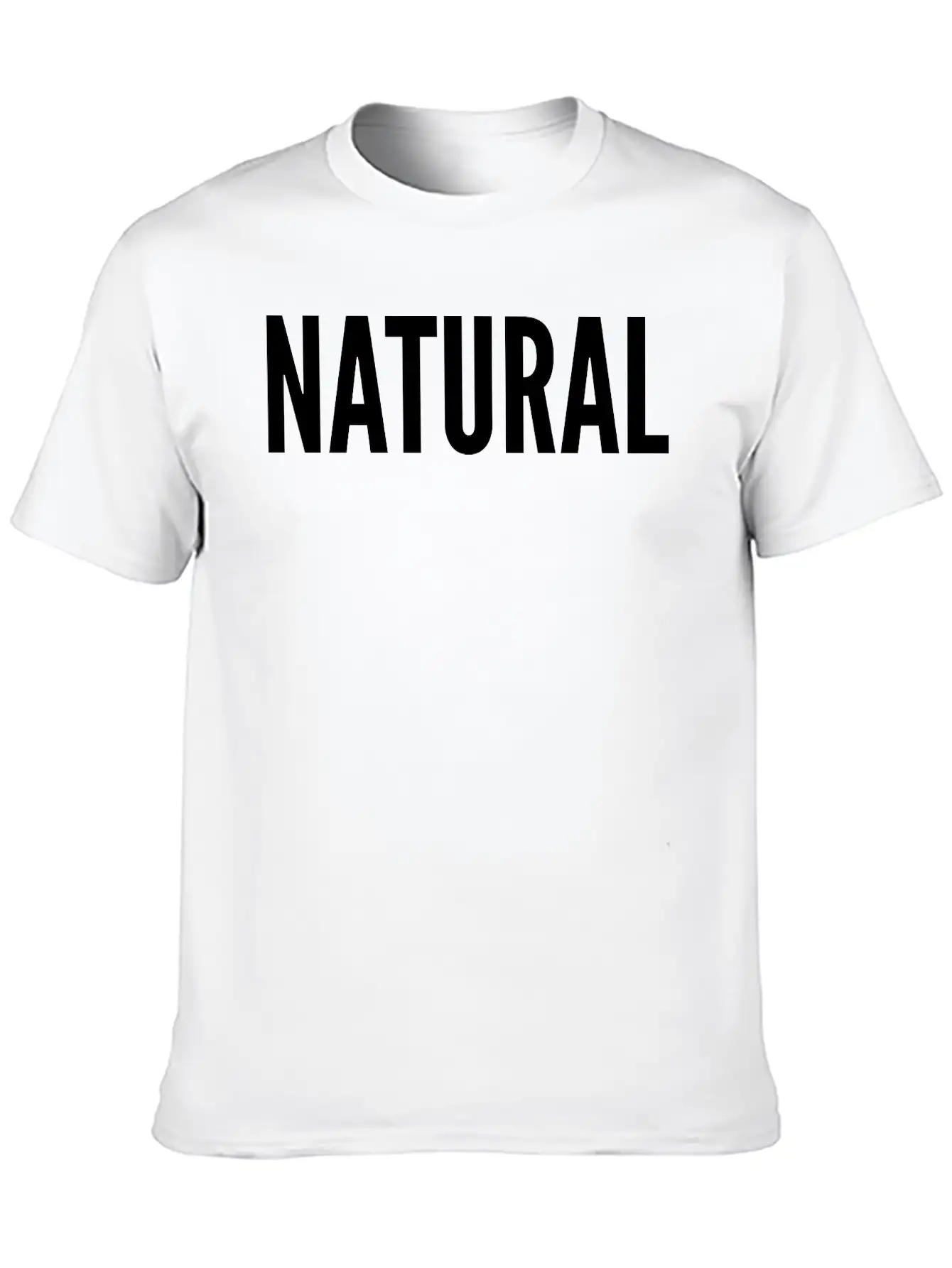 Natural Unisex Casual T-Shirt – Clean Design For Daily Comfort