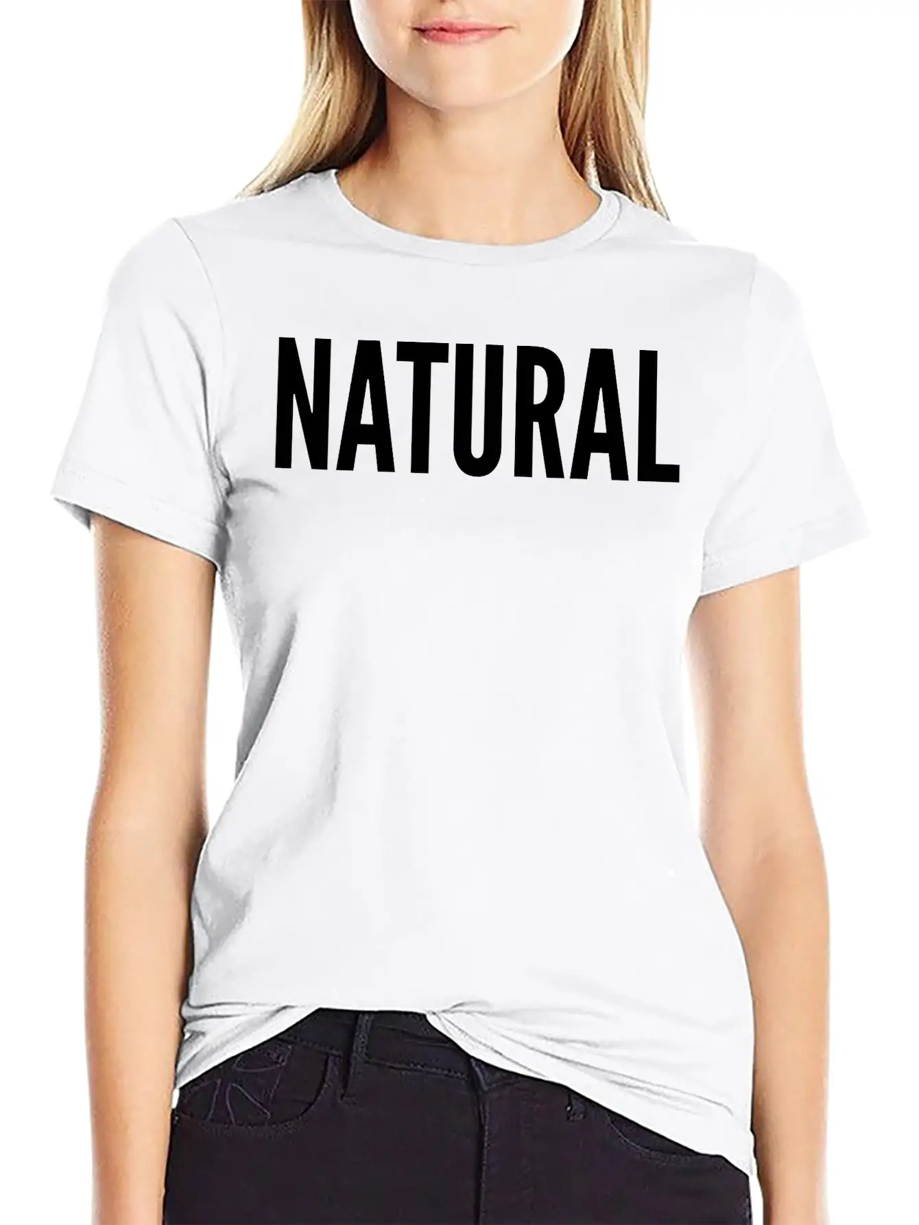 Natural Unisex Casual T-Shirt – Clean Design For Daily Comfort