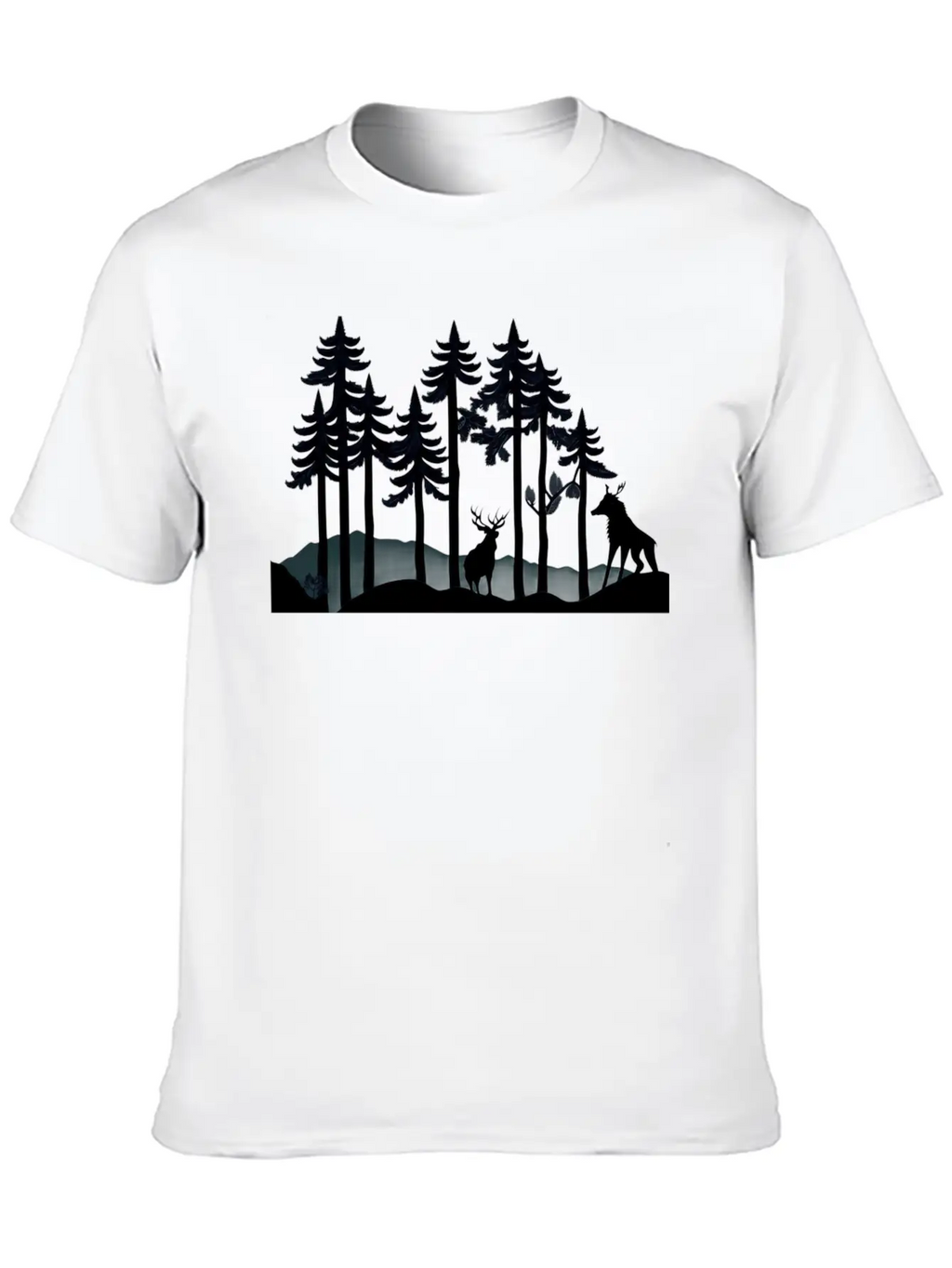 NATURE JUNGLE Casual Graphic T-Shirt – Simple And Comfortable Daily Wear