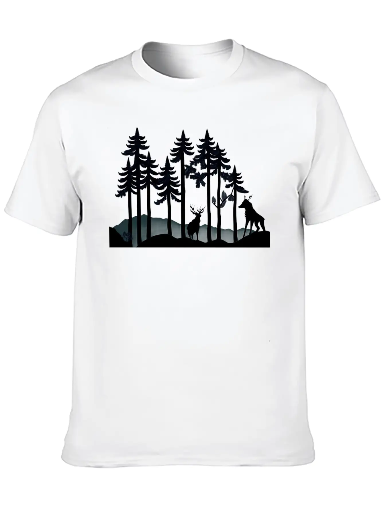 NATURE JUNGLE Casual Graphic T-Shirt – Simple And Comfortable Daily Wear