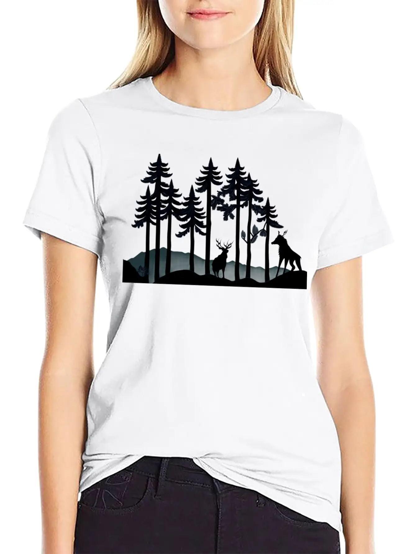 NATURE JUNGLE Casual Graphic T-Shirt – Simple And Comfortable Daily Wear