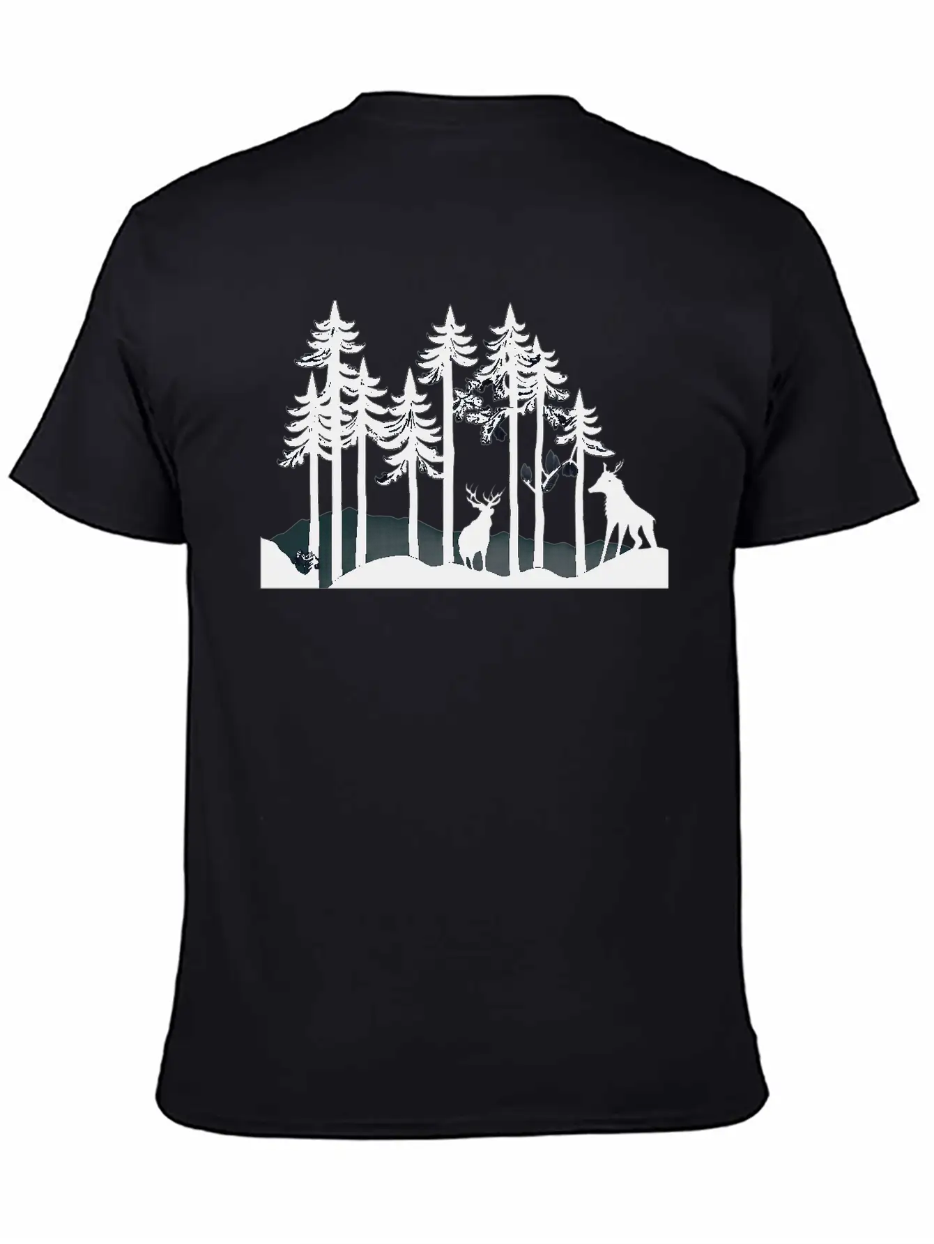 NATURE JUNGLE Casual Graphic T-Shirt – Simple And Comfortable Daily Wear
