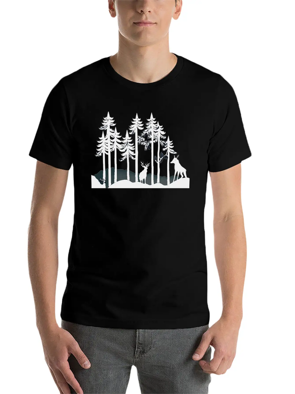 NATURE JUNGLE Casual Graphic T-Shirt – Simple And Comfortable Daily Wear
