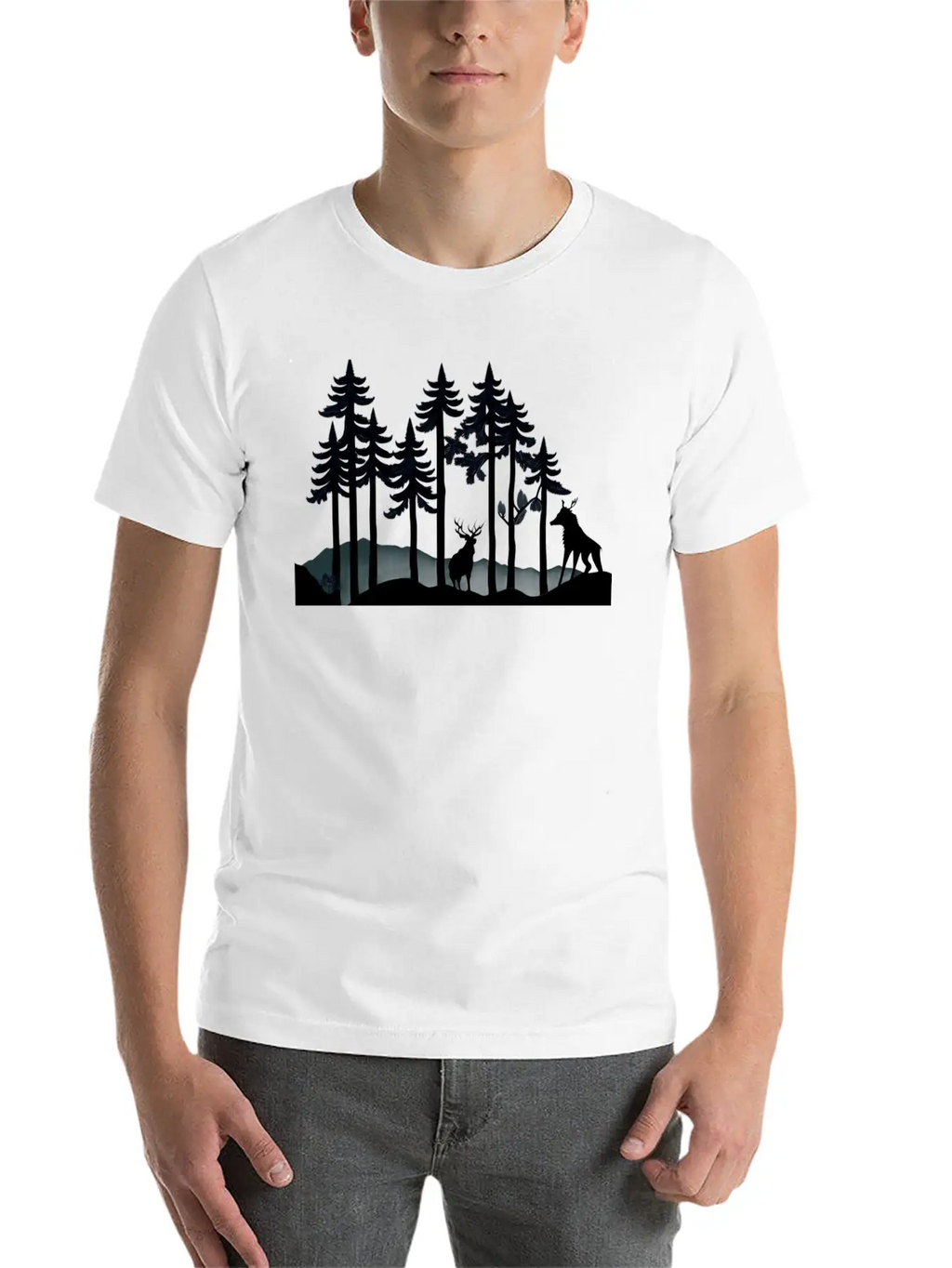 NATURE JUNGLE Casual Graphic T-Shirt – Simple And Comfortable Daily Wear