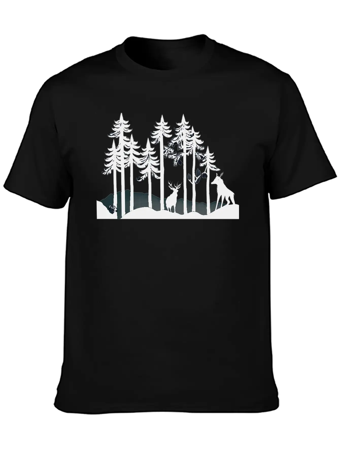 NATURE JUNGLE Casual Graphic T-Shirt – Simple And Comfortable Daily Wear
