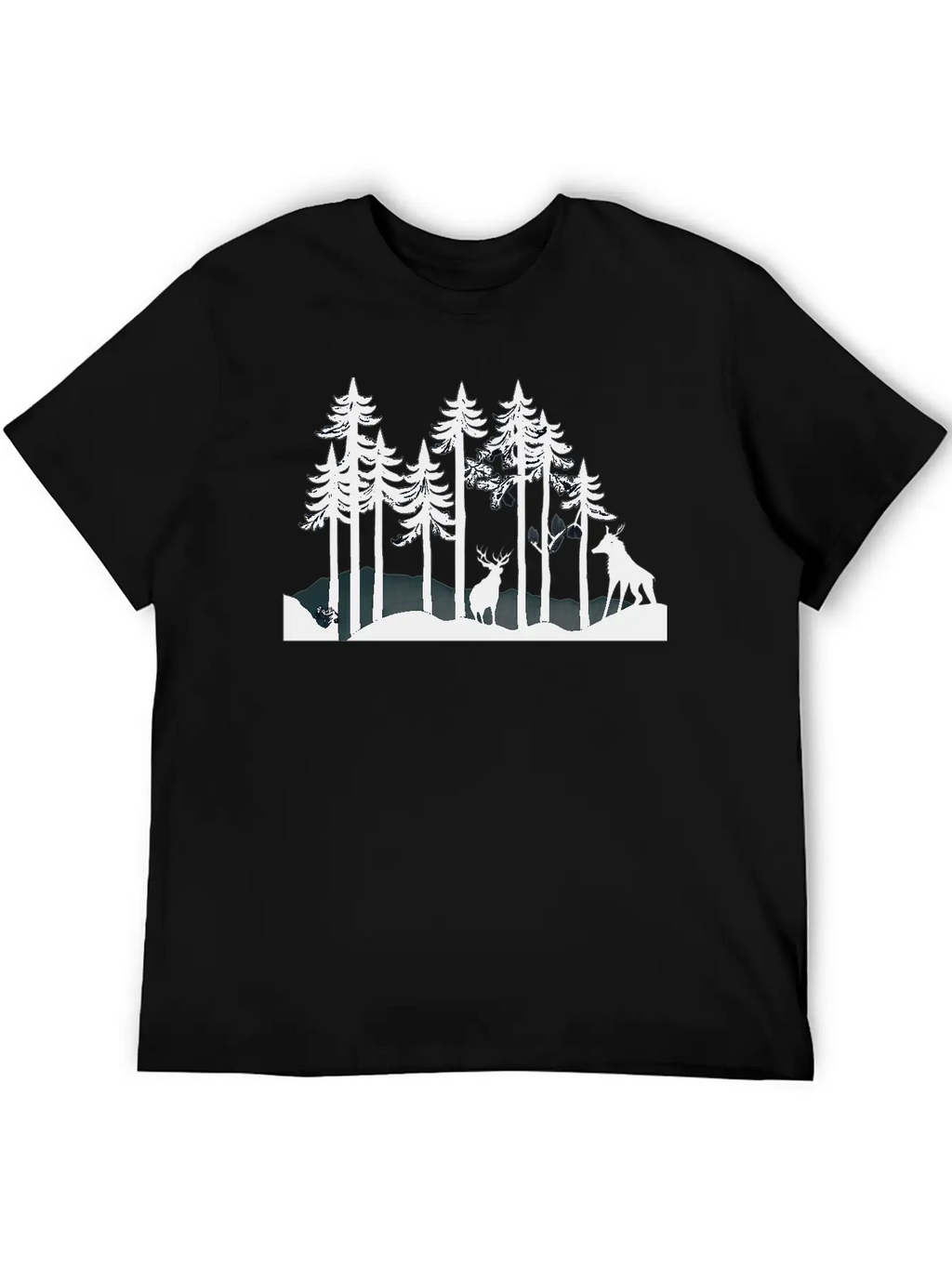 NATURE JUNGLE Casual Graphic T-Shirt – Simple And Comfortable Daily Wear